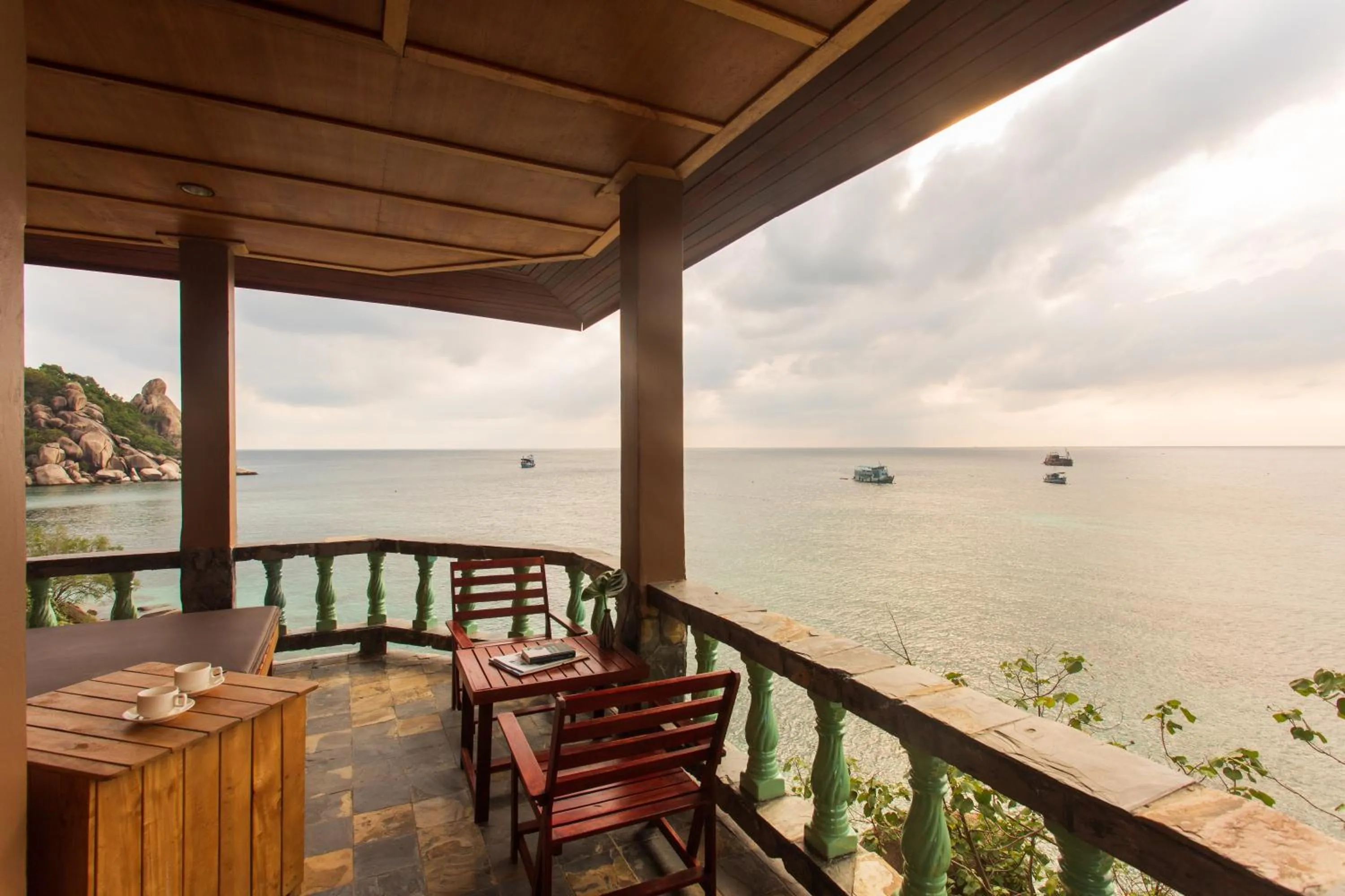 Balcony/Terrace in Koh Tao Relax Freedom Beach Resort