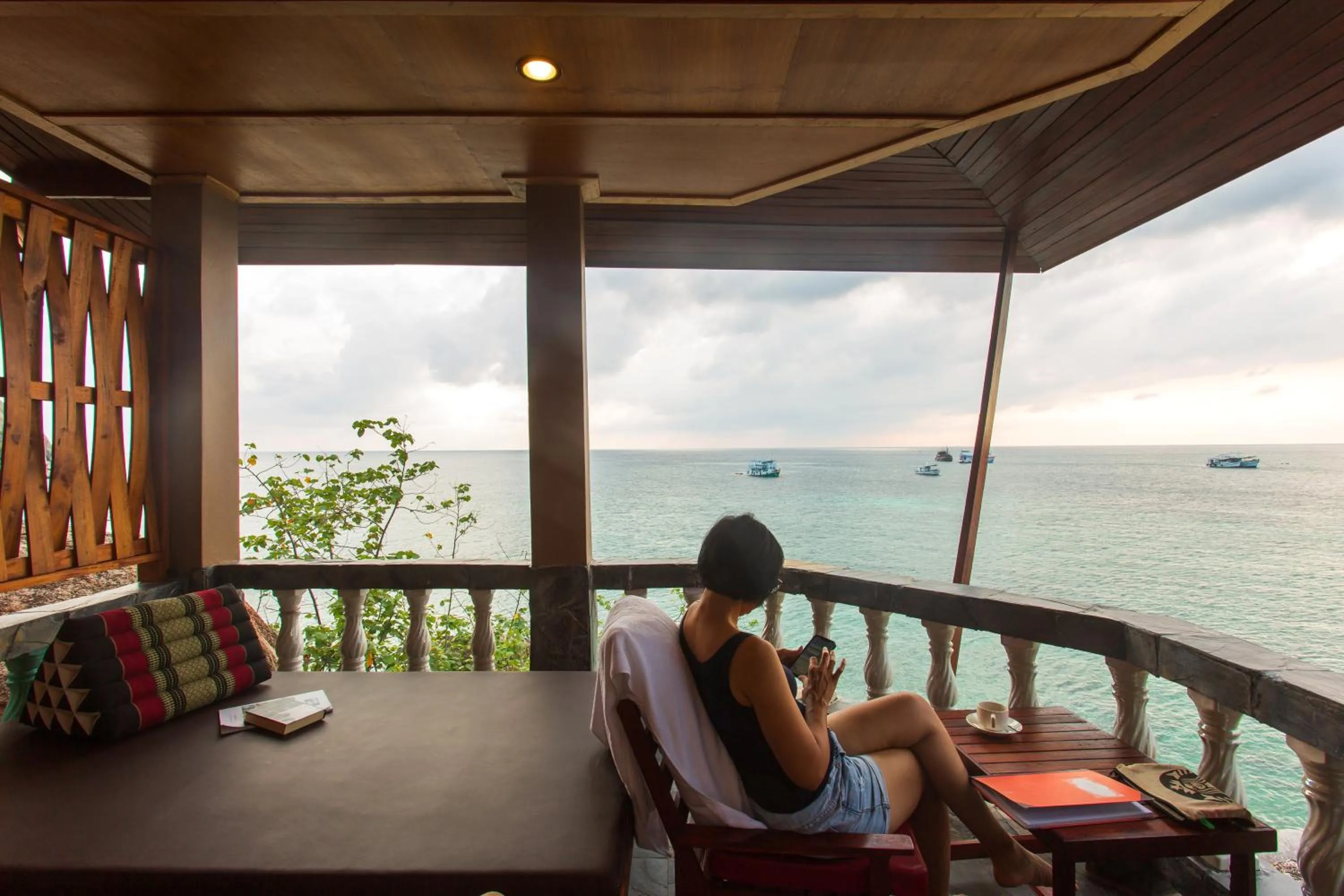 Balcony/Terrace in Koh Tao Relax Freedom Beach Resort