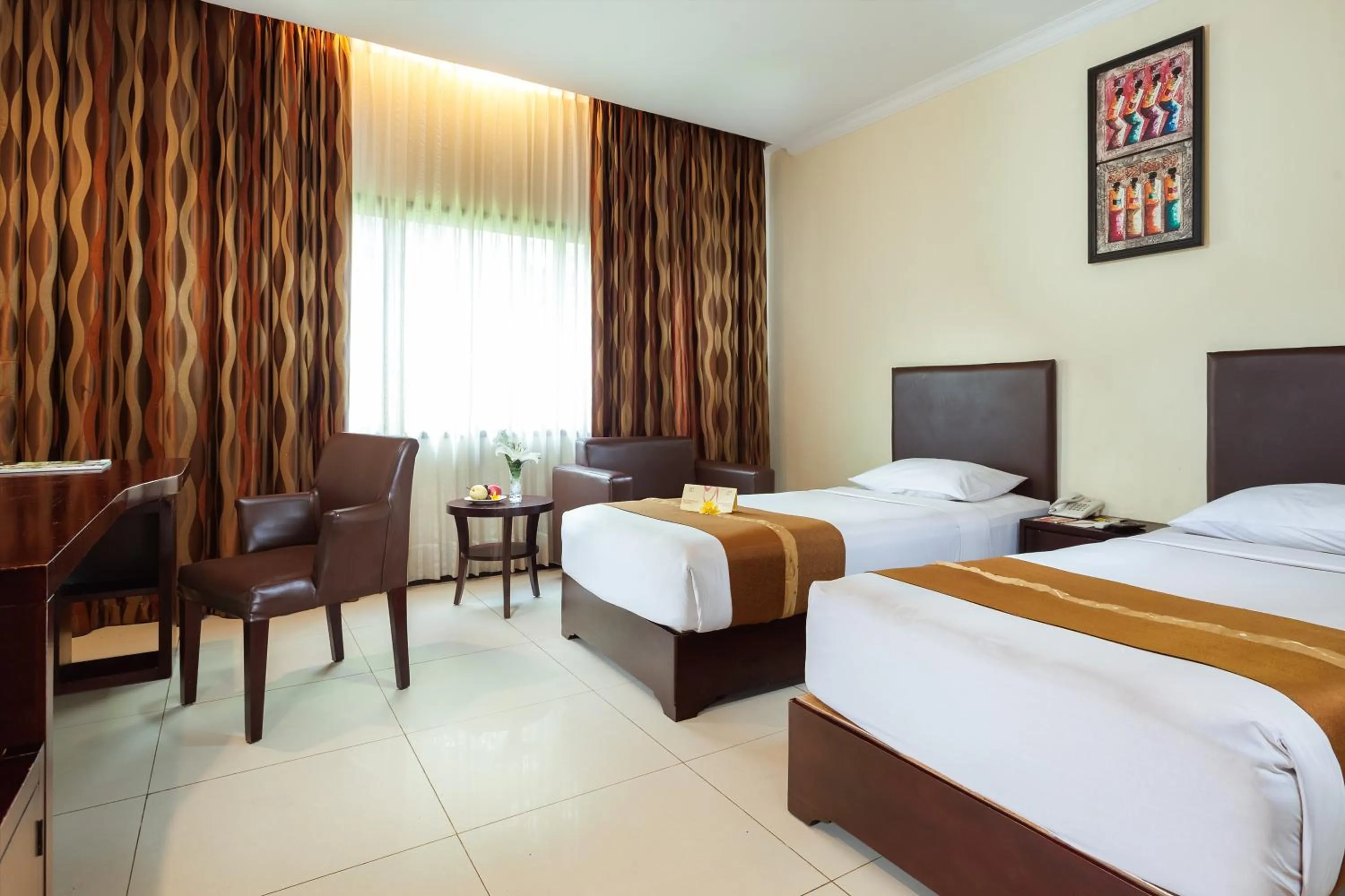 Bed in Hotel Montana Dua Malang