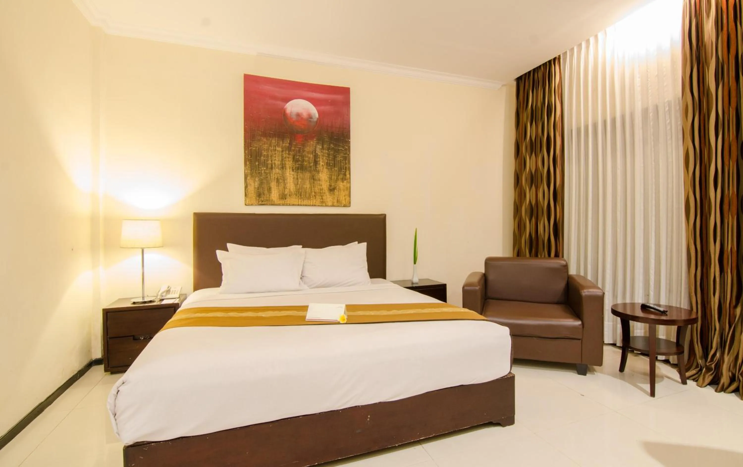 Bed in Hotel Montana Dua Malang