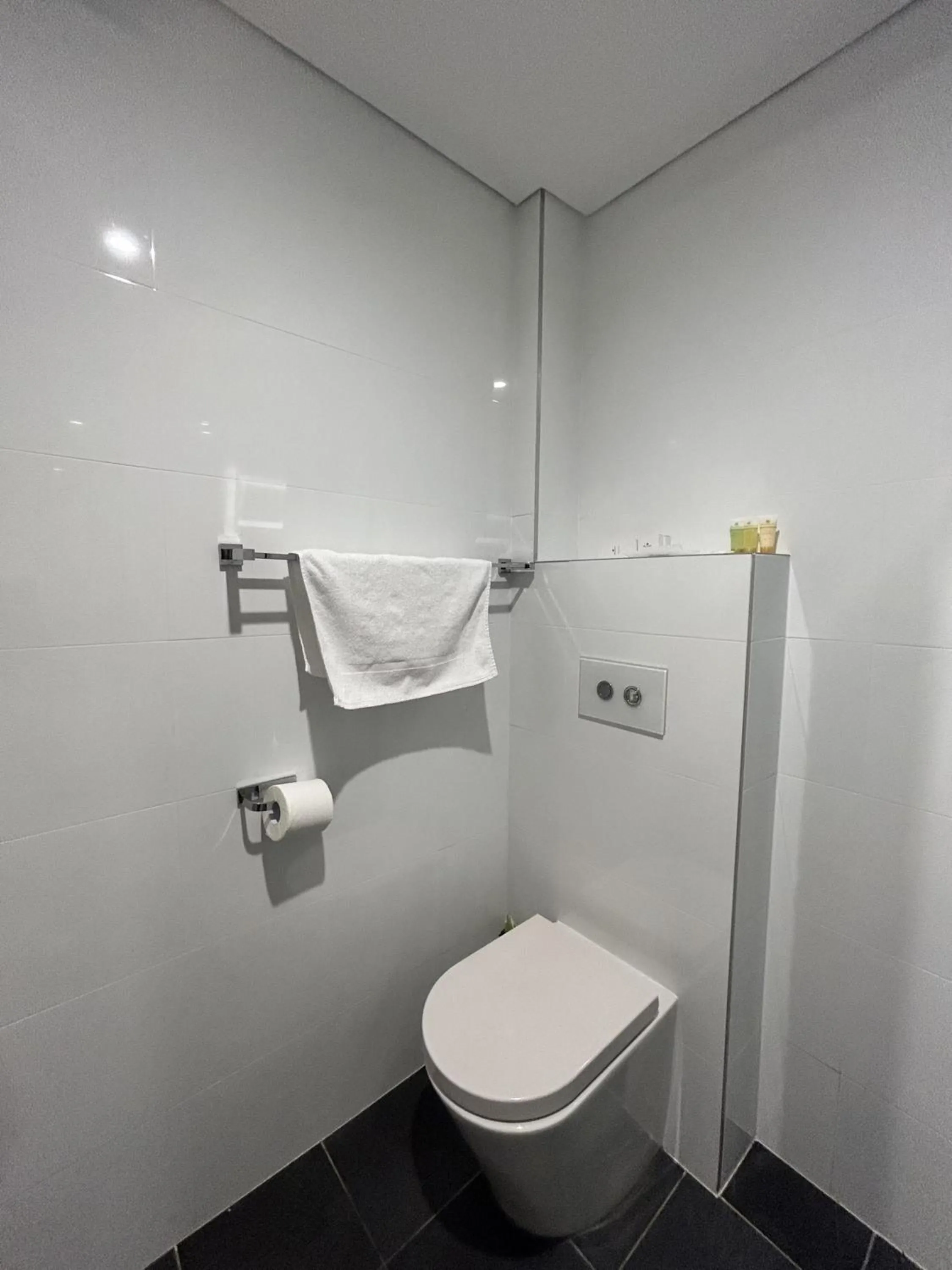 Toilet in Marco Polo Motor Inn Sydney Hotel