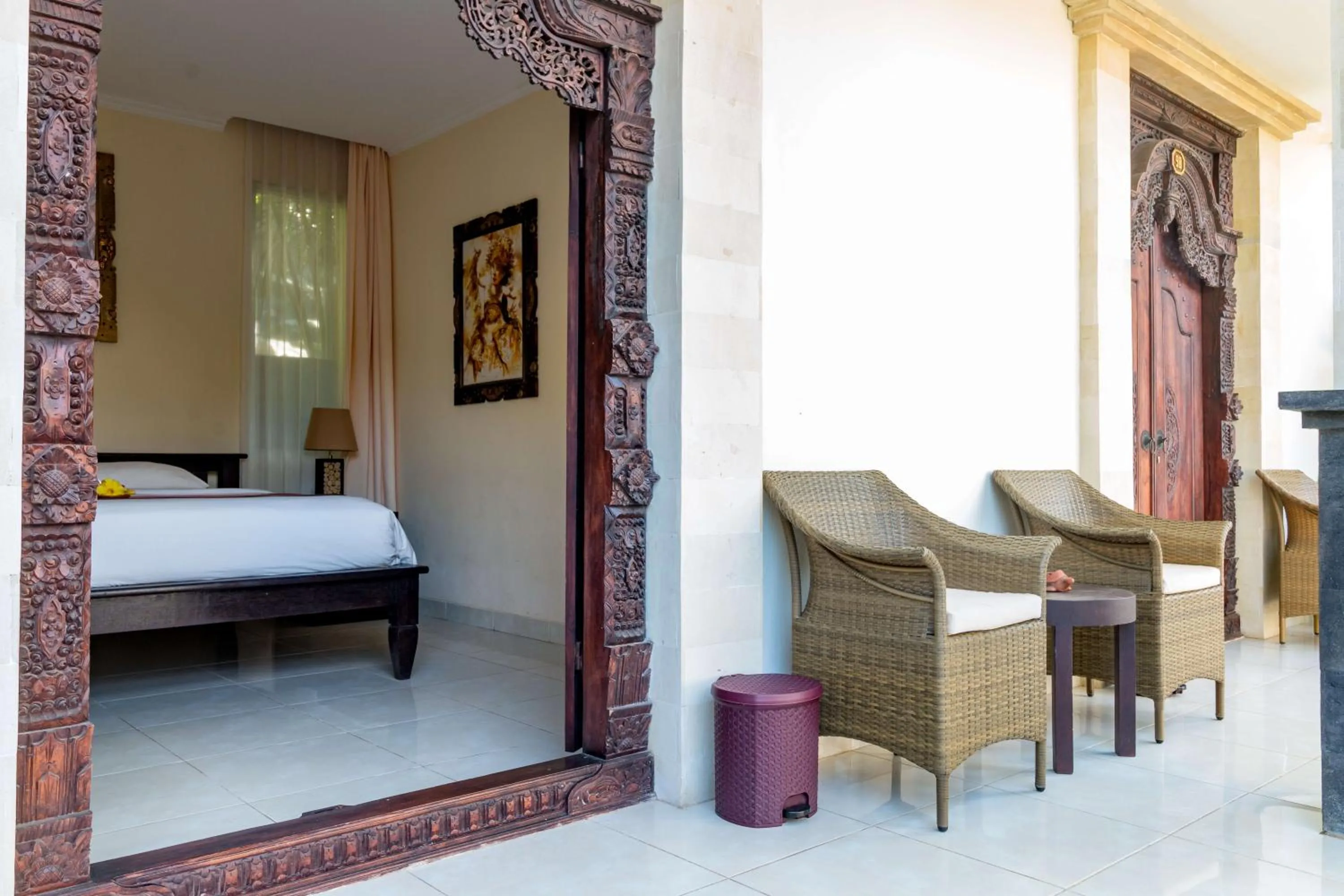 Balcony/Terrace in Villa Taman di Blayu by Nagisa Bali