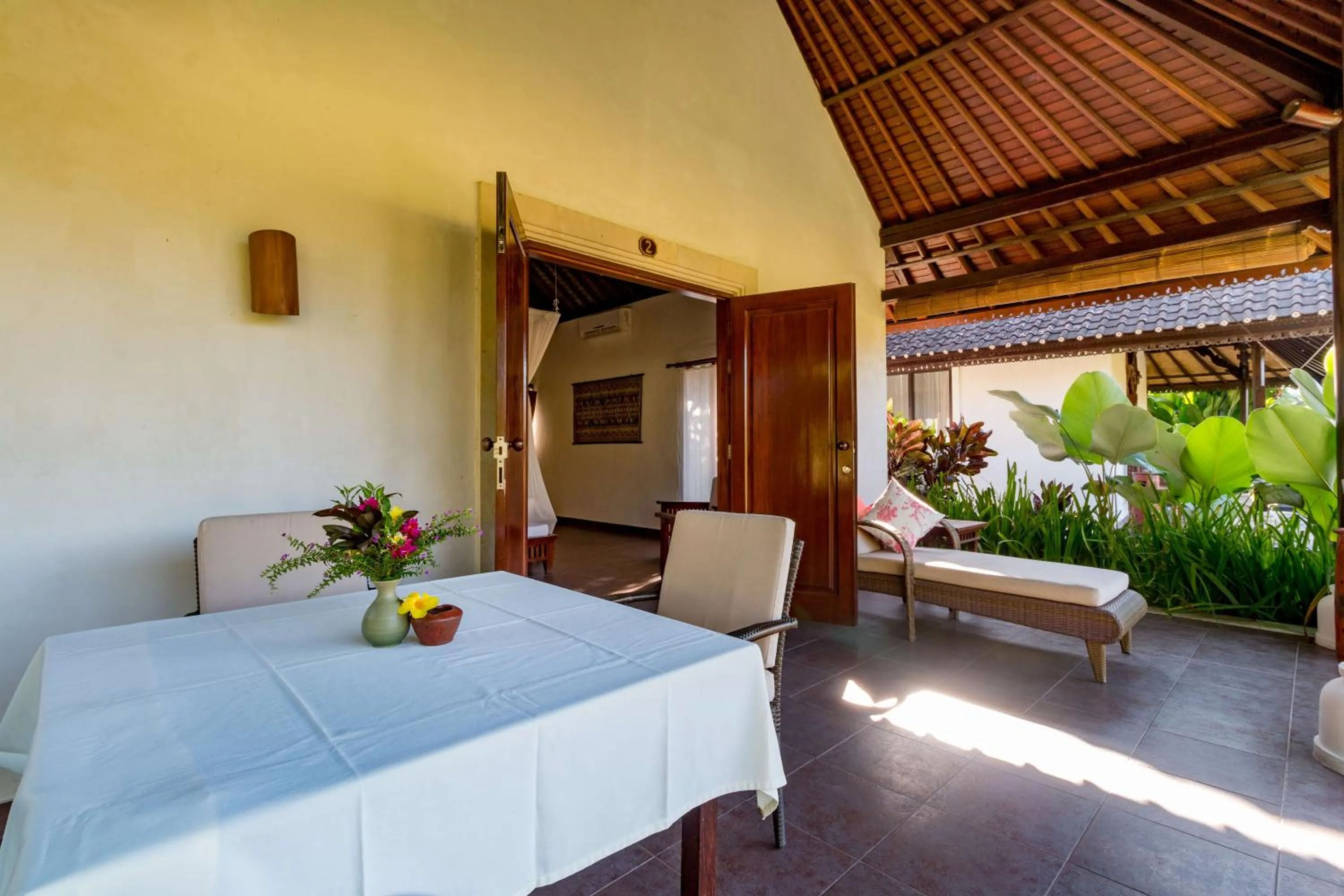 Balcony/Terrace in Villa Taman di Blayu by Nagisa Bali