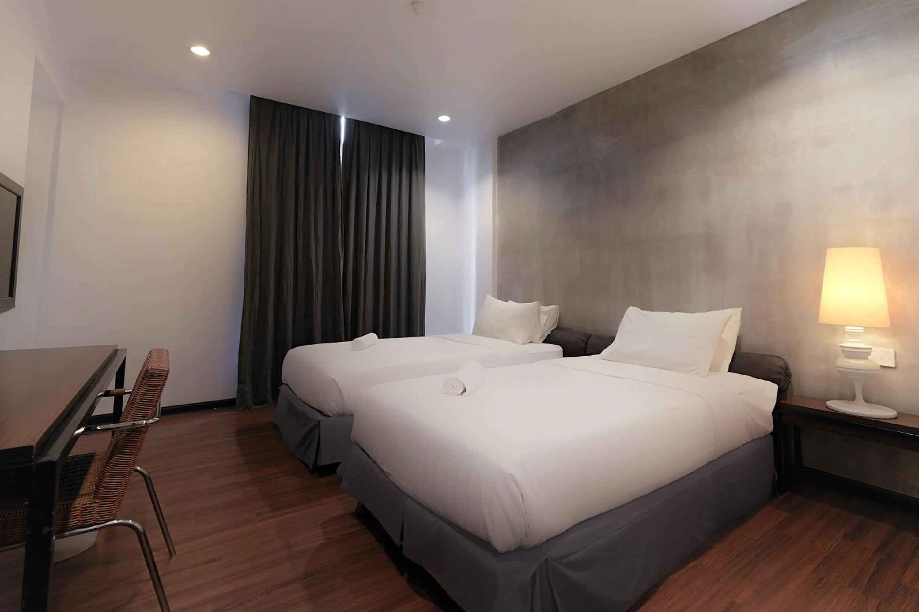 Bed in T+ Hotel Sungai Korok