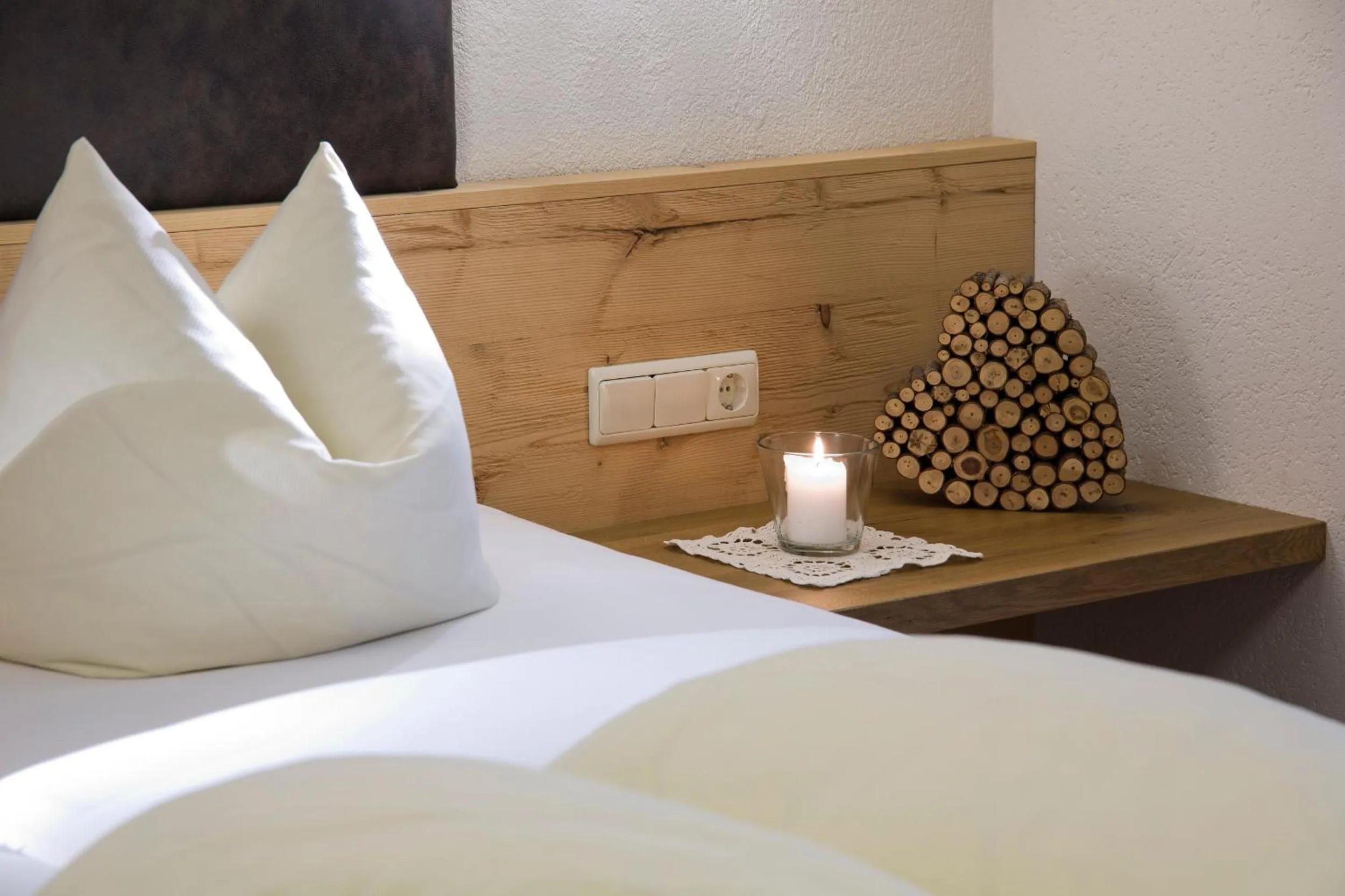 Decorative detail, Bed in Hotel Bergland