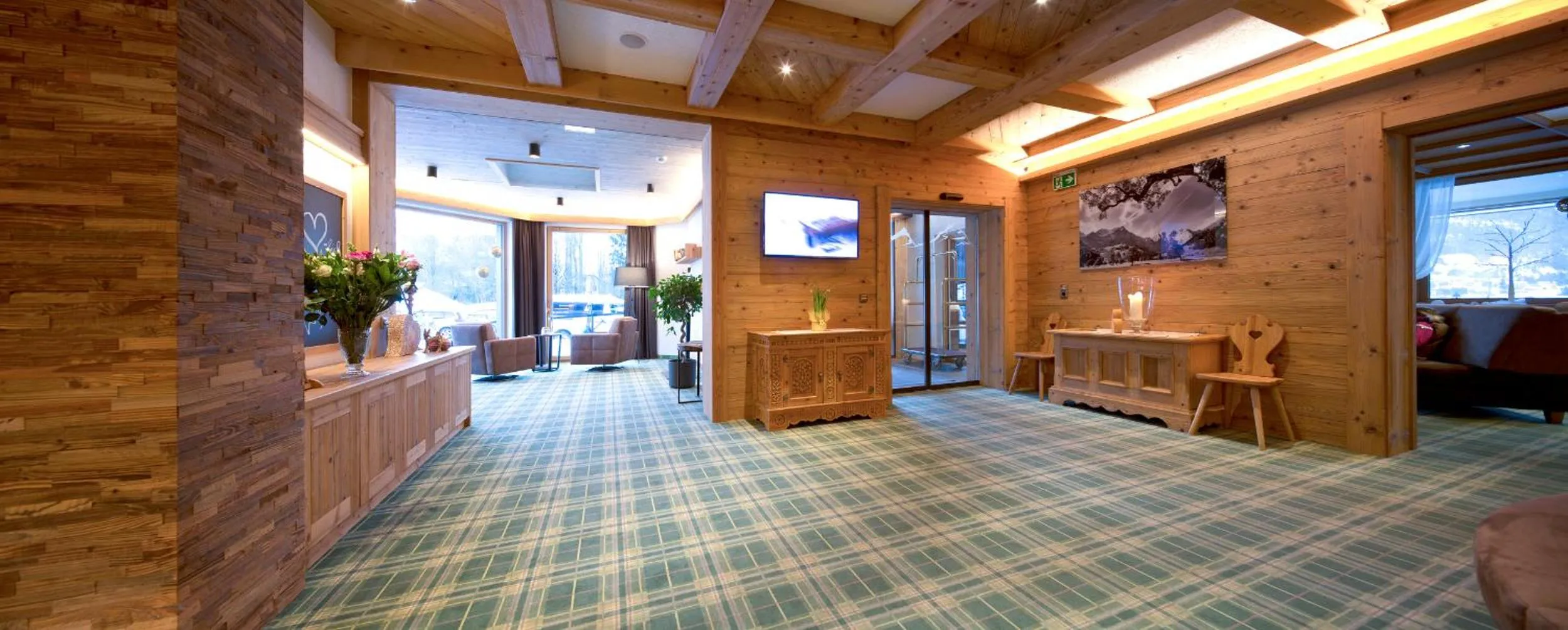 Seating area in Hotel Bergland