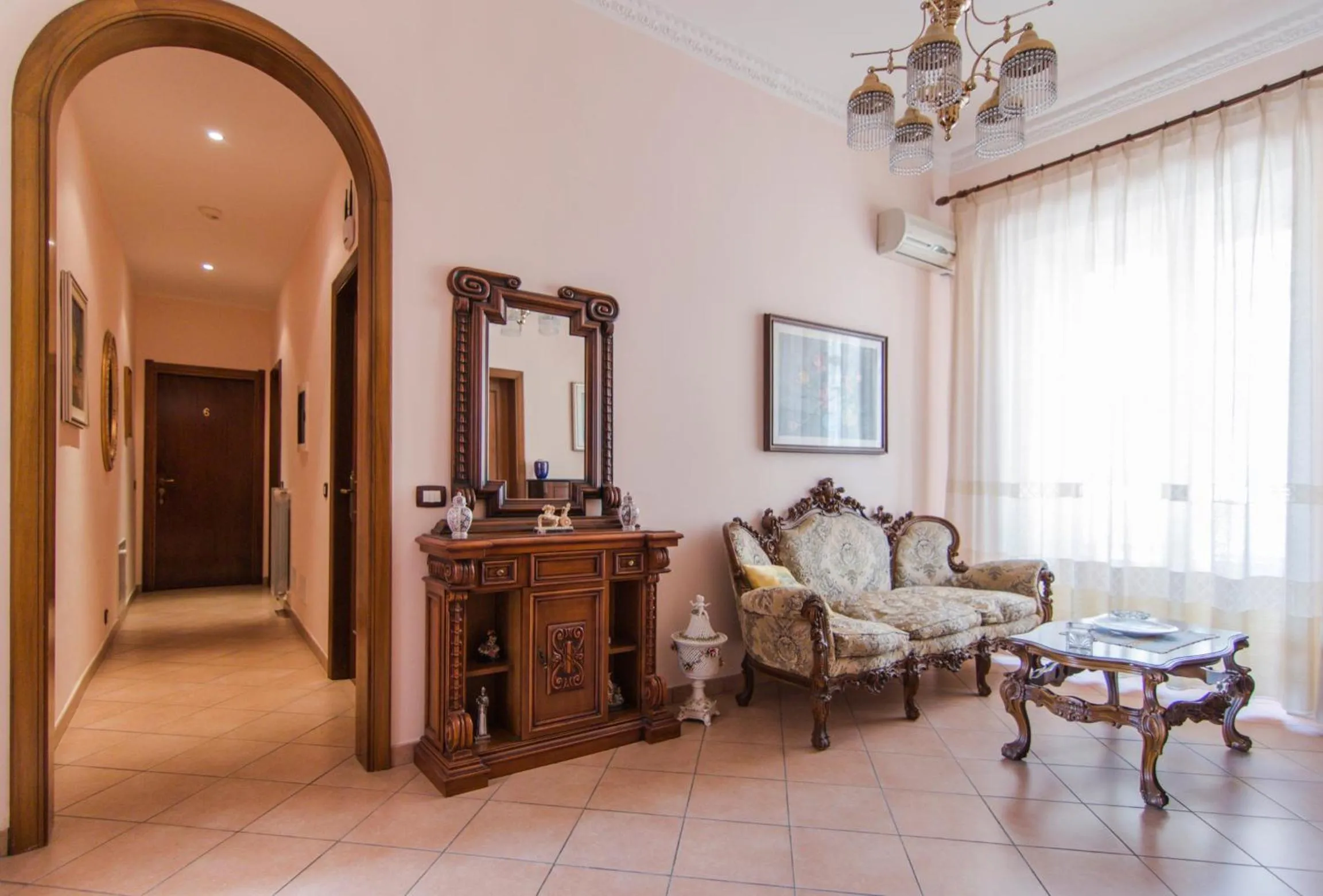 Communal lounge/ TV room in B&B Il Giardino Dei Mandarini