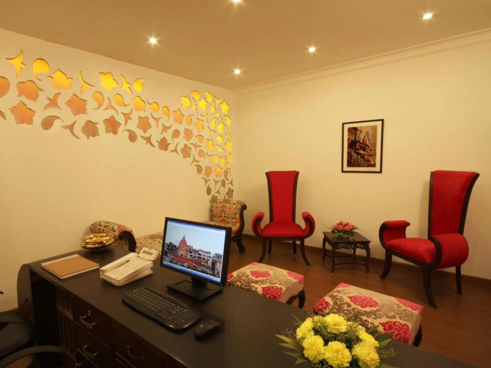 Lobby or reception in Amritara Suryauday Haveli