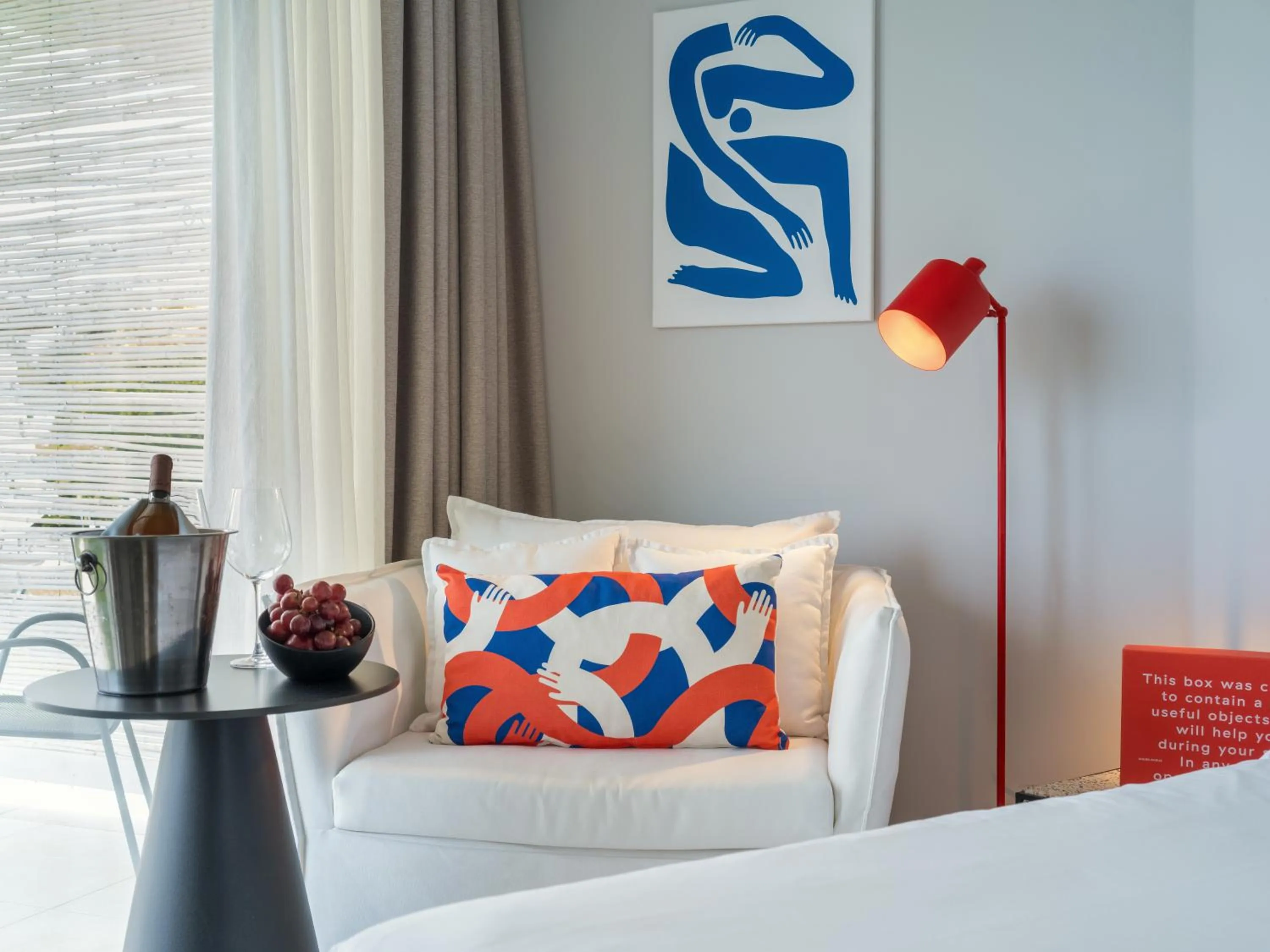 Bedroom, Bed in Domes Noruz Kassandra, Halkidiki - Adults Only