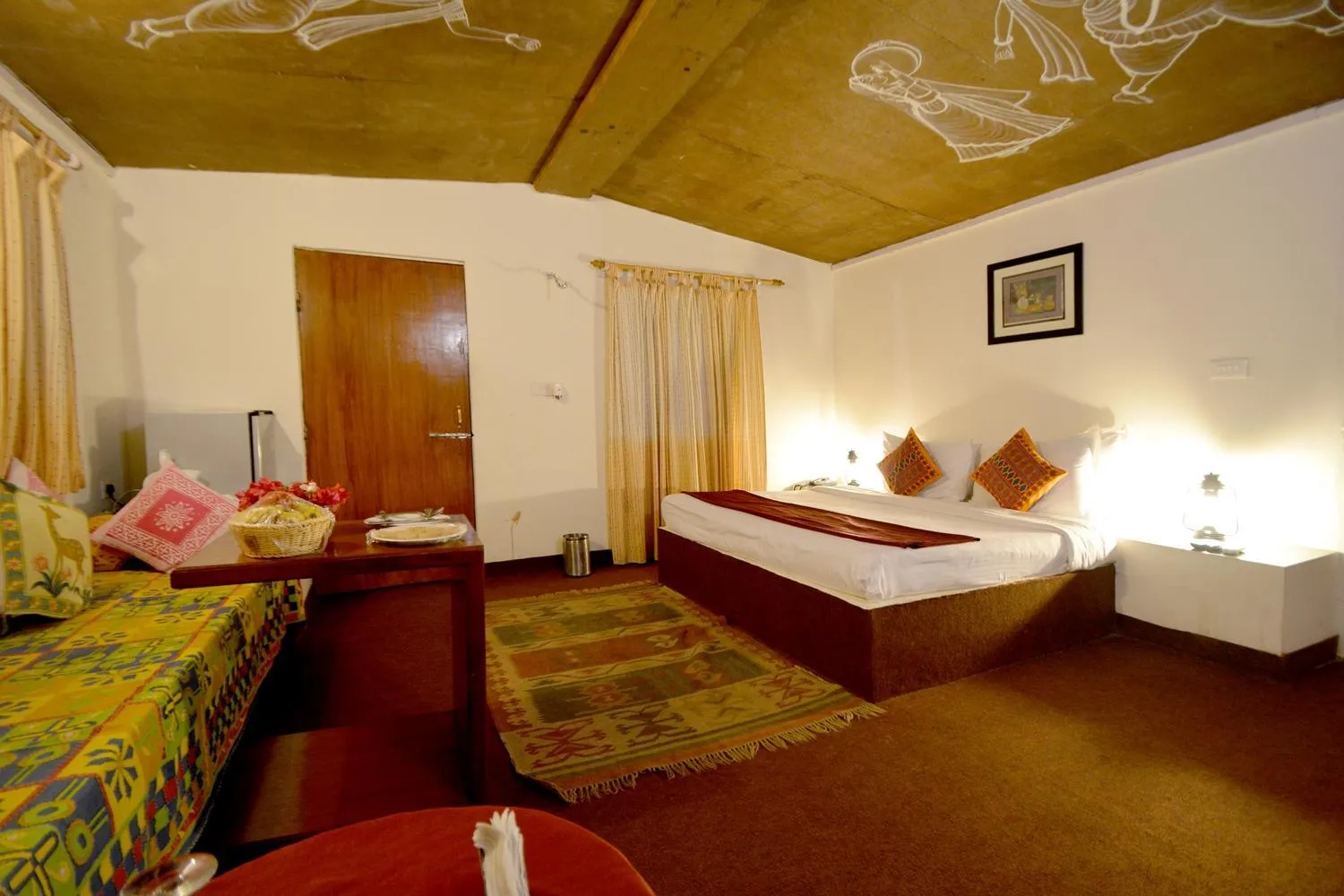 Bed in Aaram Baagh Pushkar by Pachar Group