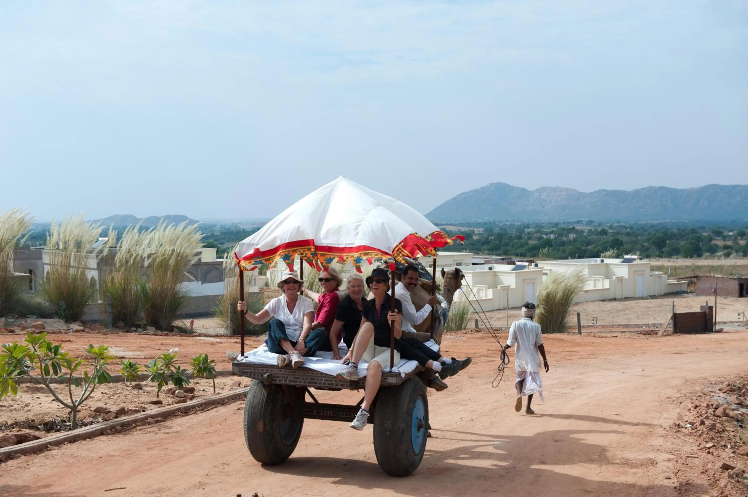 group of guests in Aaram Baagh Pushkar by Pachar Group