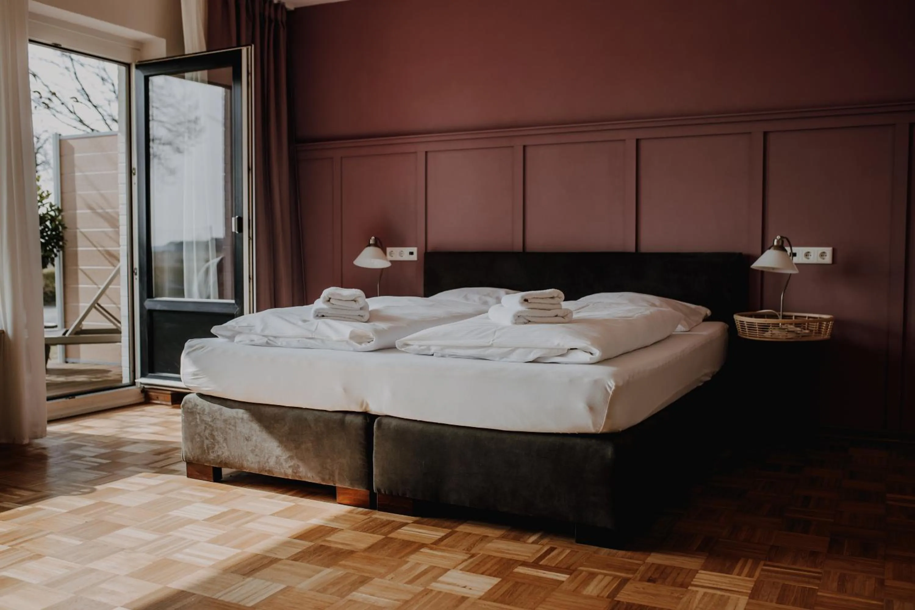 Photo of the whole room, Bed in Hotel zur Treene