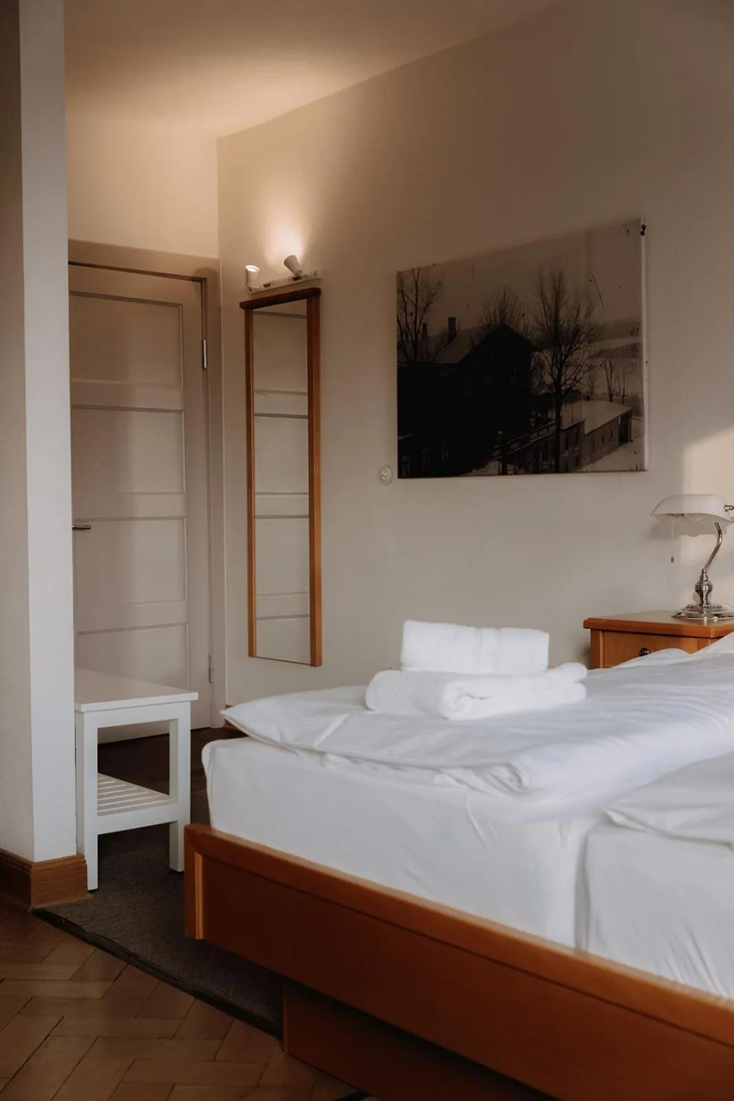 Photo of the whole room, Bed in Hotel zur Treene