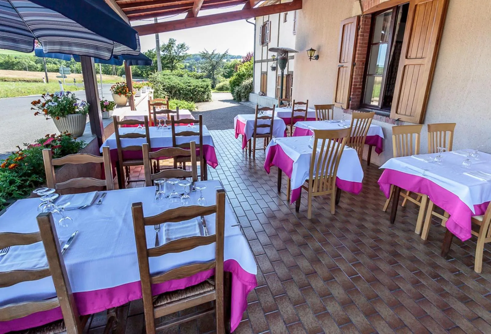 Balcony/Terrace in Maison Legate "Hôtel Le Baudiere & Spa"