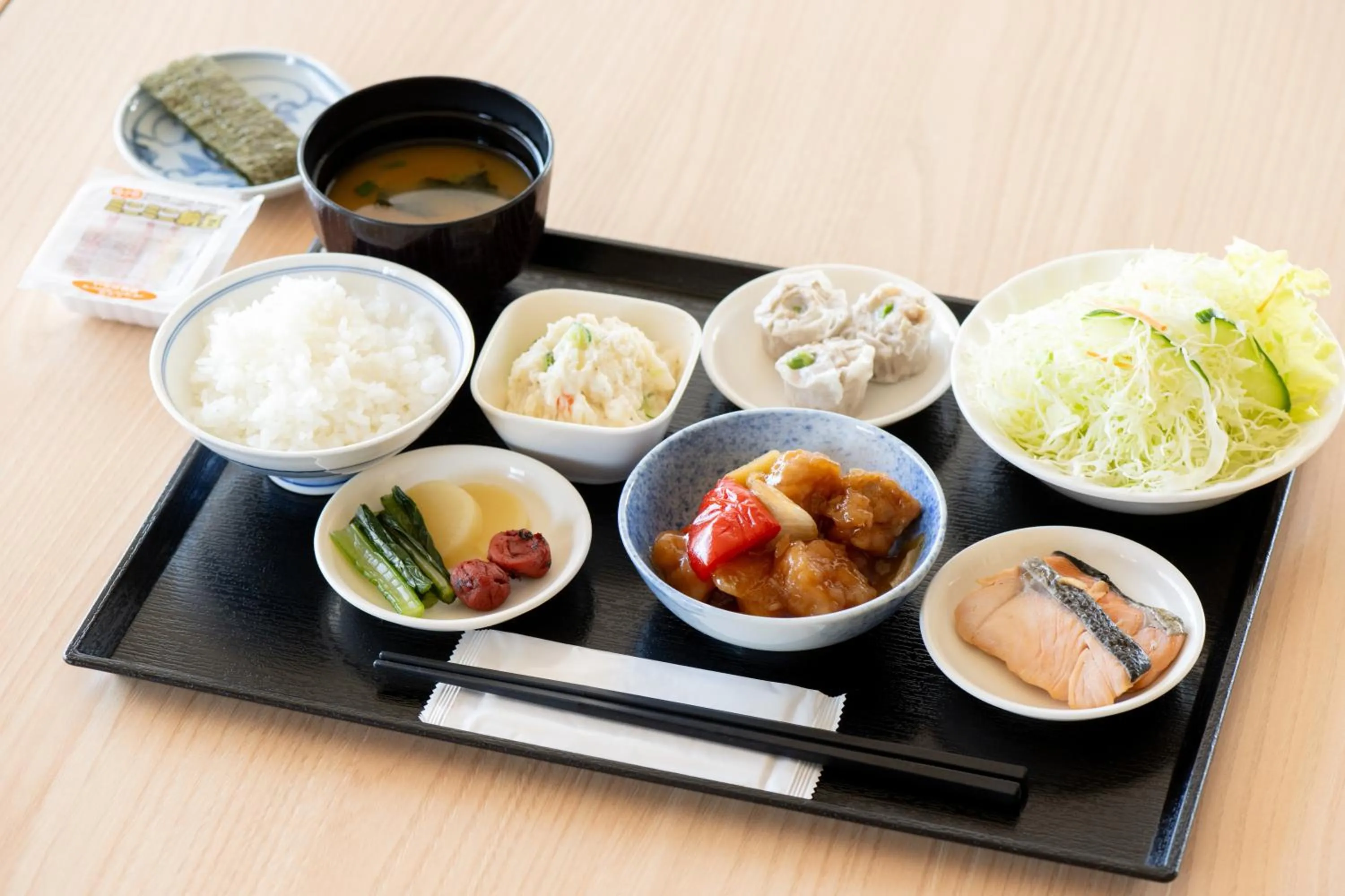 Buffet breakfast in Hotel Matsumoto Yorozuya