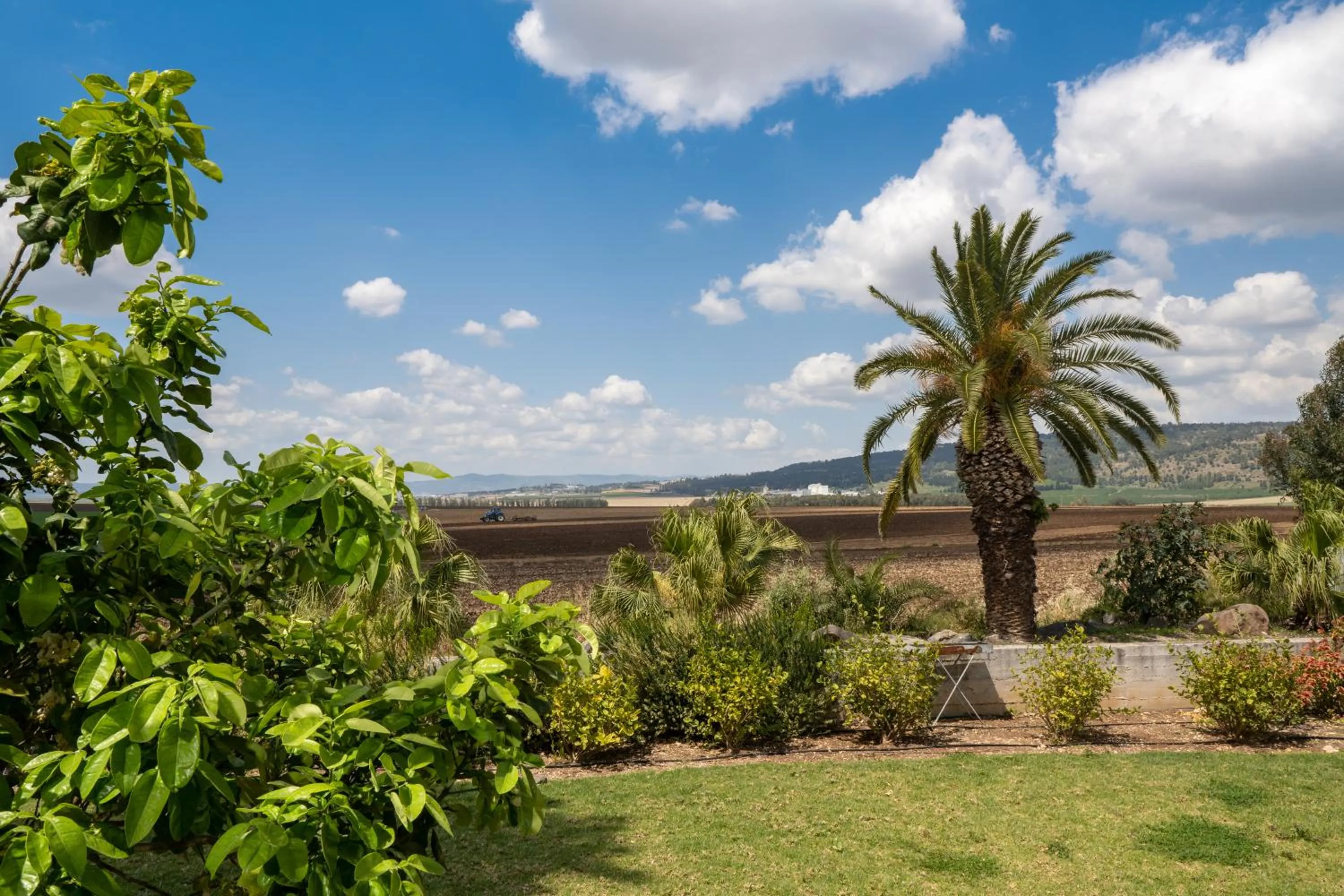 Garden in Holiday Village Kibbutz Mizra