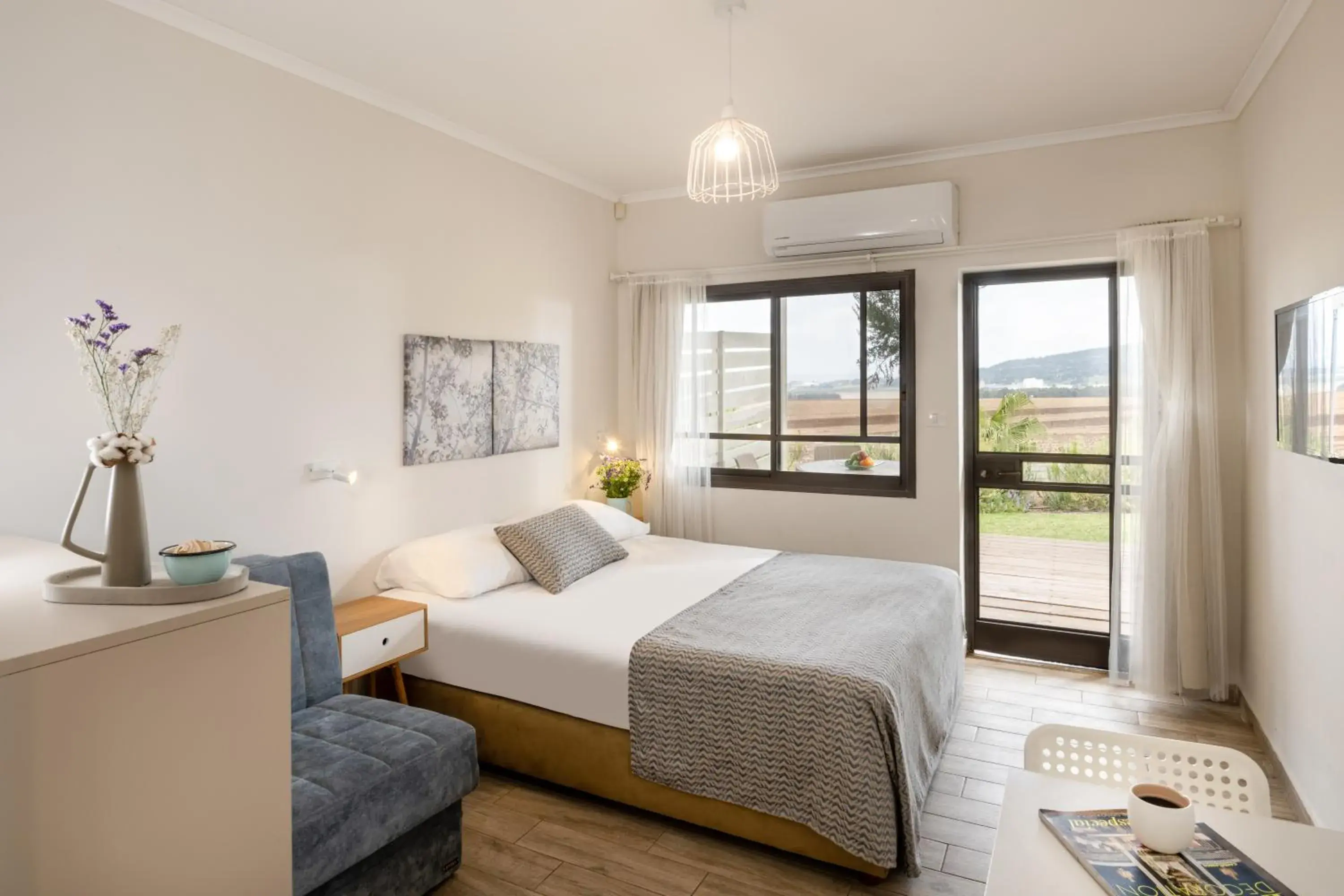 Superior Room with Balcony in Holiday Village Kibbutz Mizra Superior Room with Balcony in Holiday Village Kibbutz Mizra