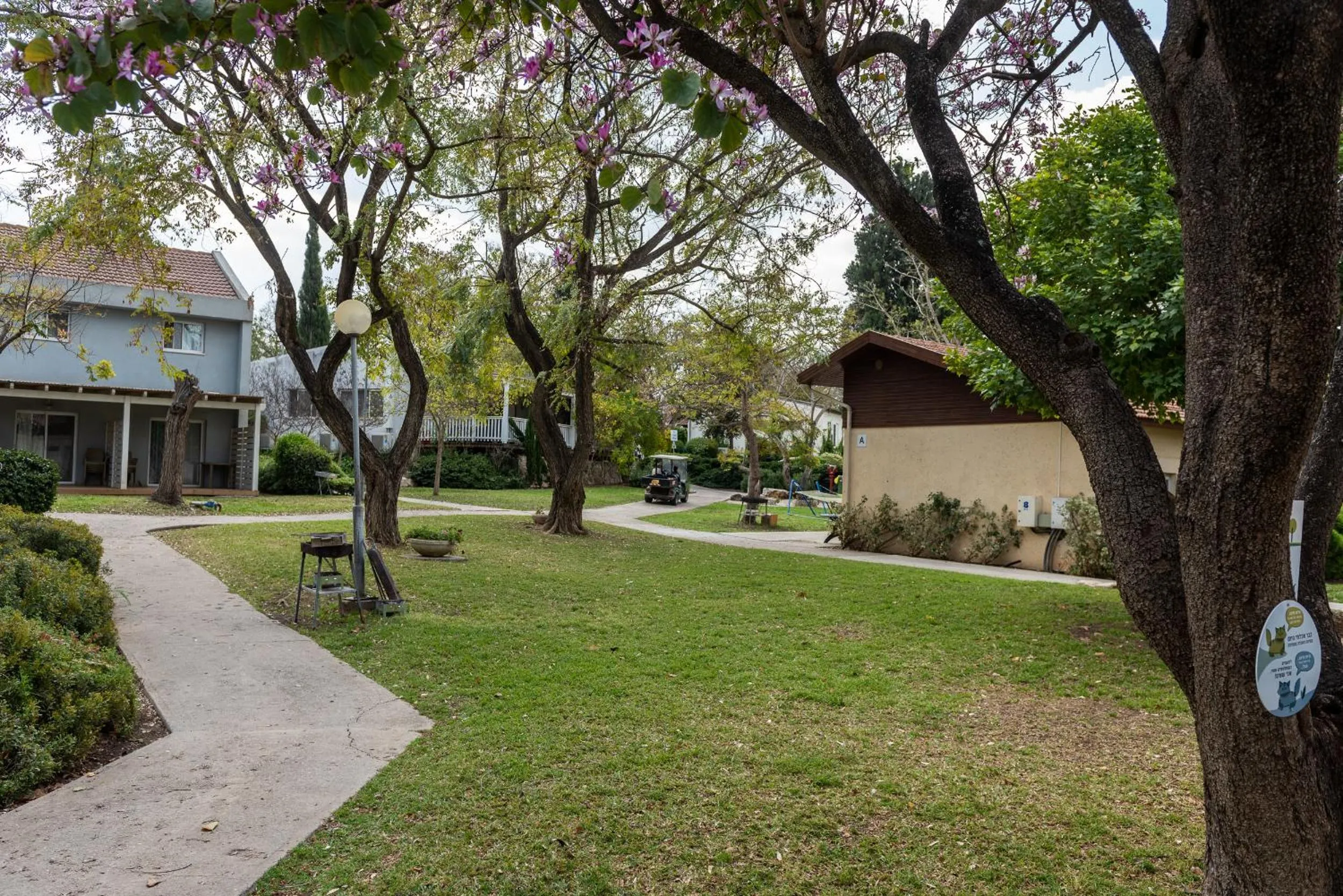 Garden in Holiday Village Kibbutz Mizra