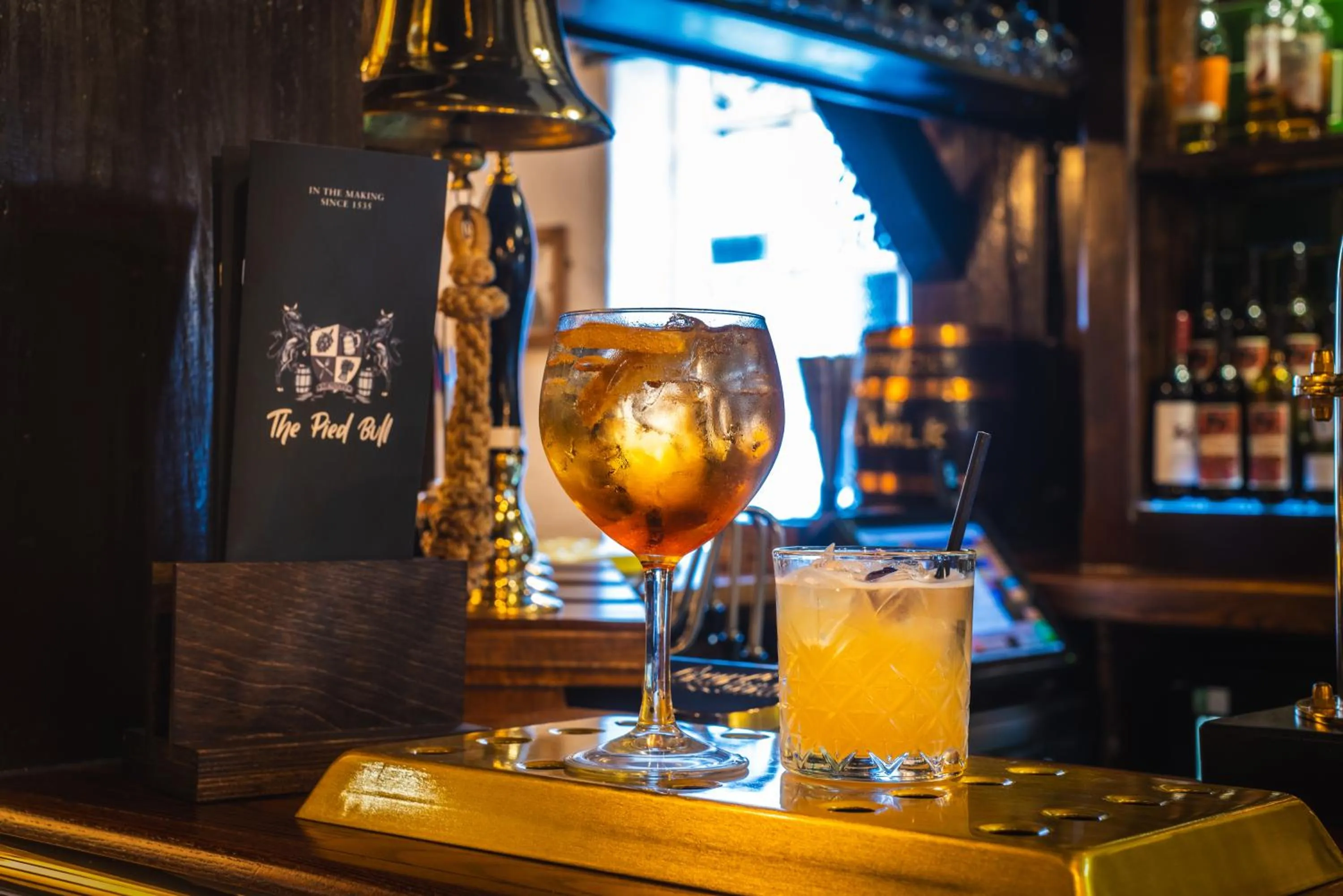 Drinks in The Pied Bull