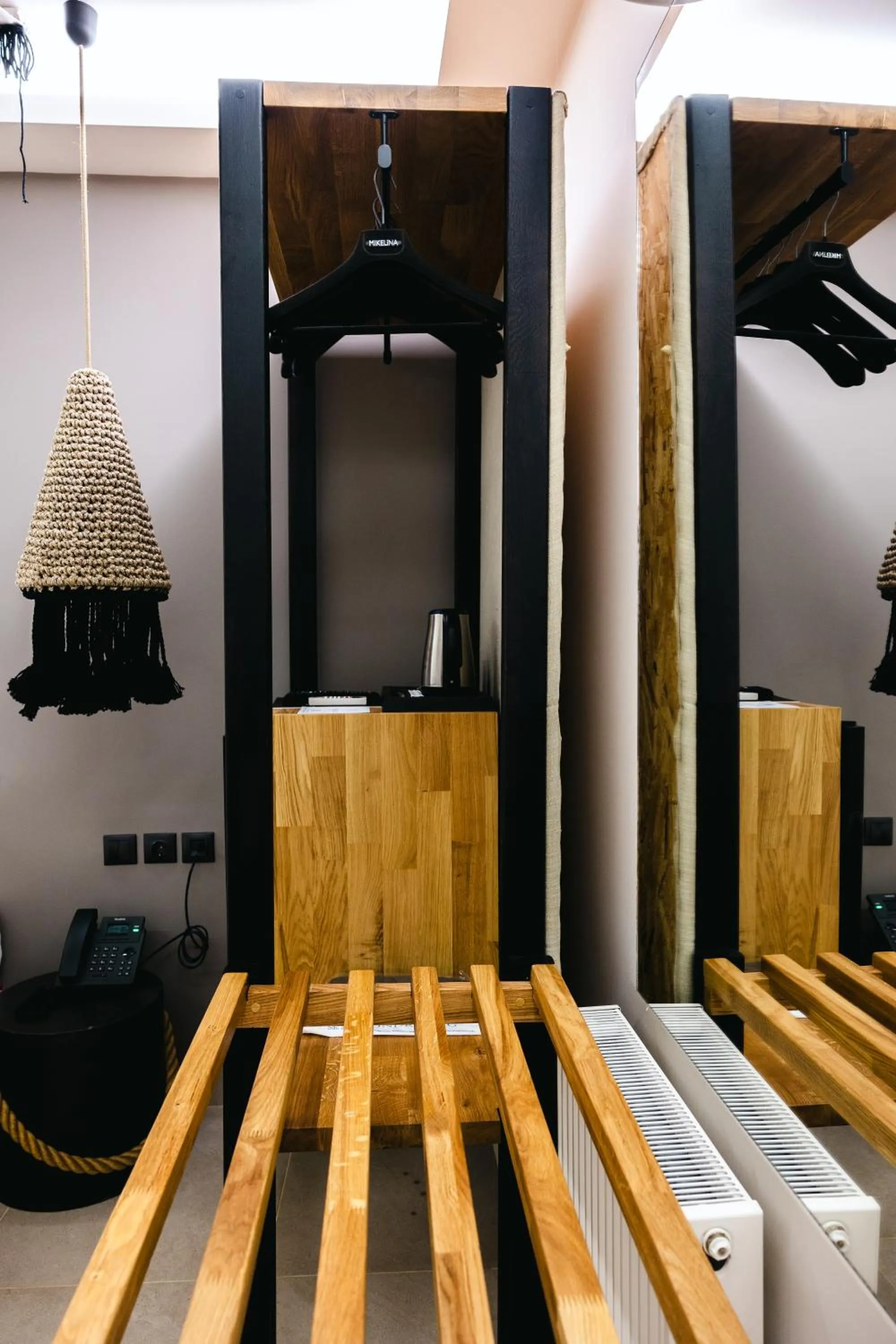 wardrobe in Mikelina Boutique Hotel