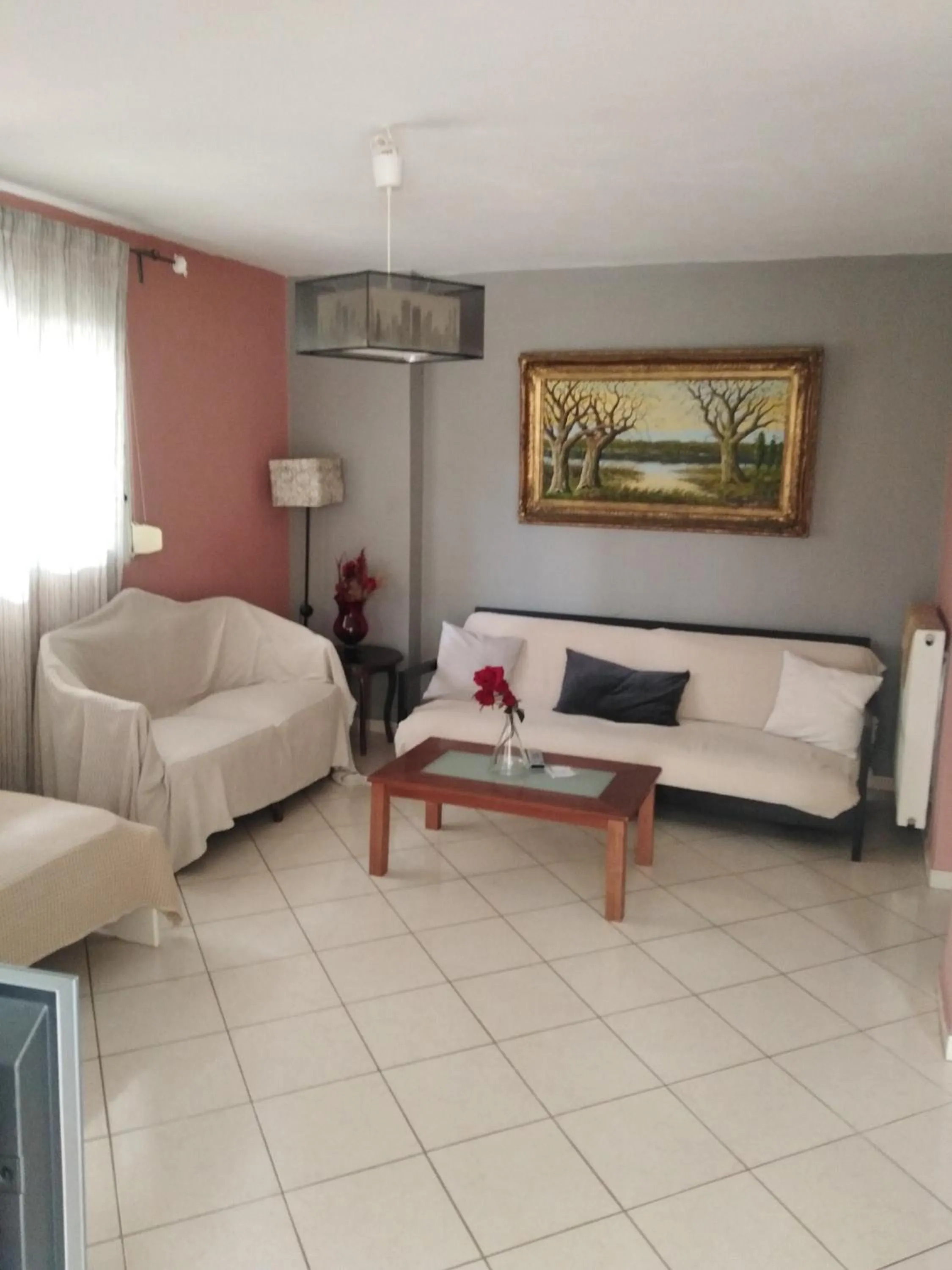 Living room in Stavros Apartments