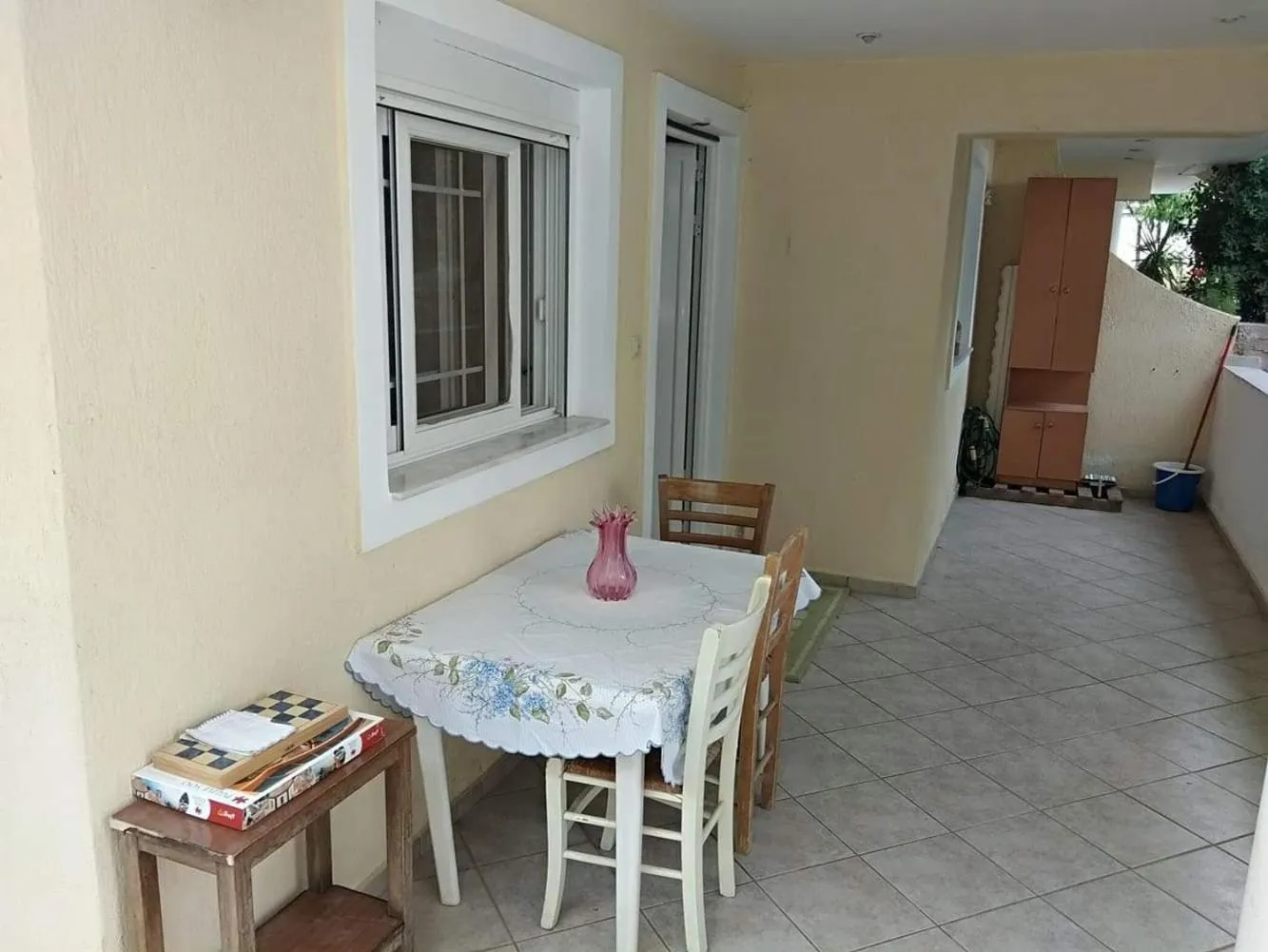 Patio in Stavros Apartments