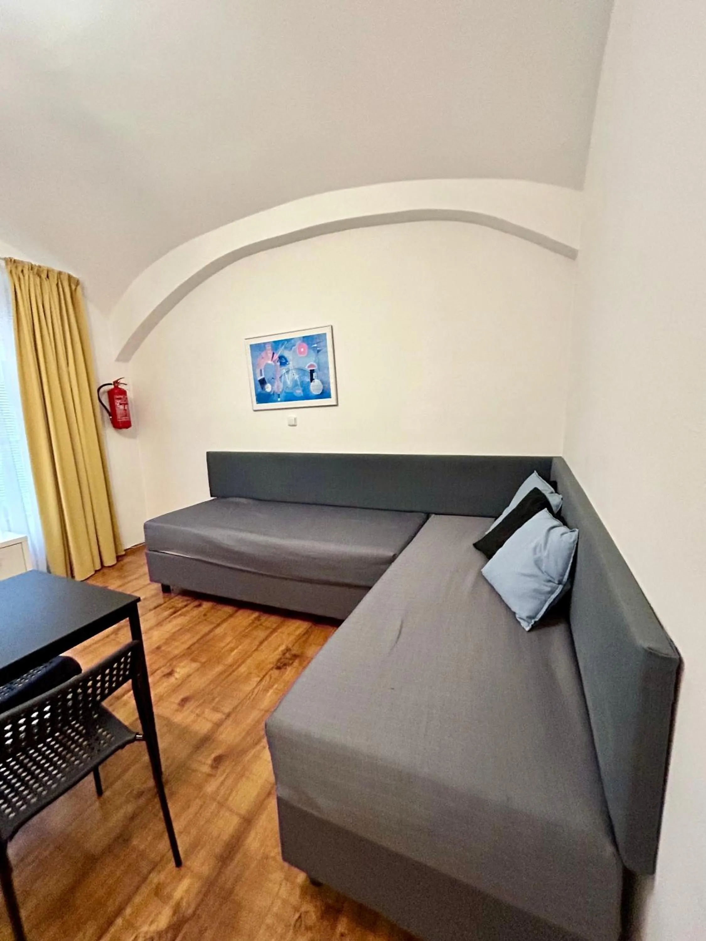 Seating area in Prague Central Residence