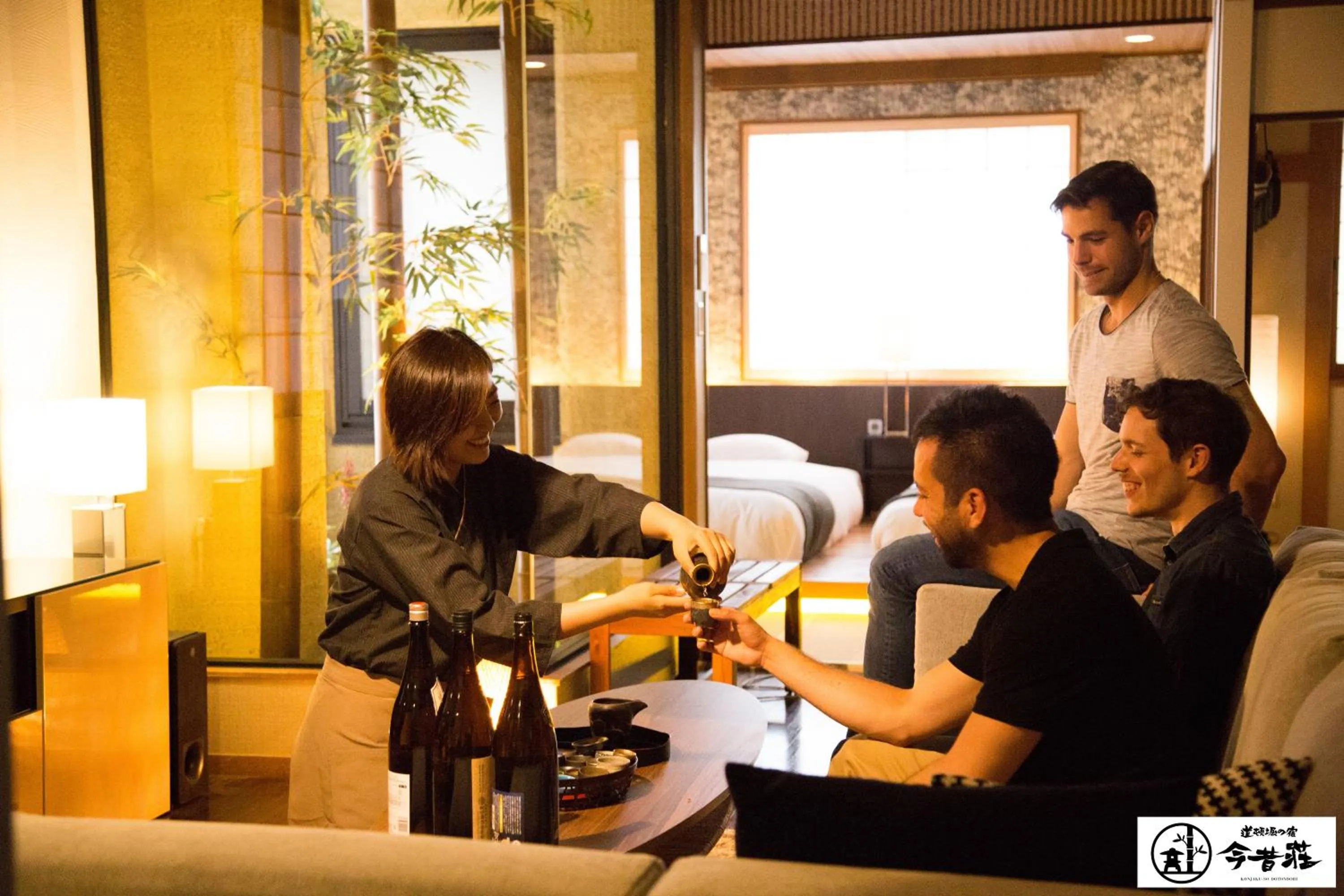 Staff in KONJAKUSO Osaka Dotonbori "YORIAI" Penthouse Stay