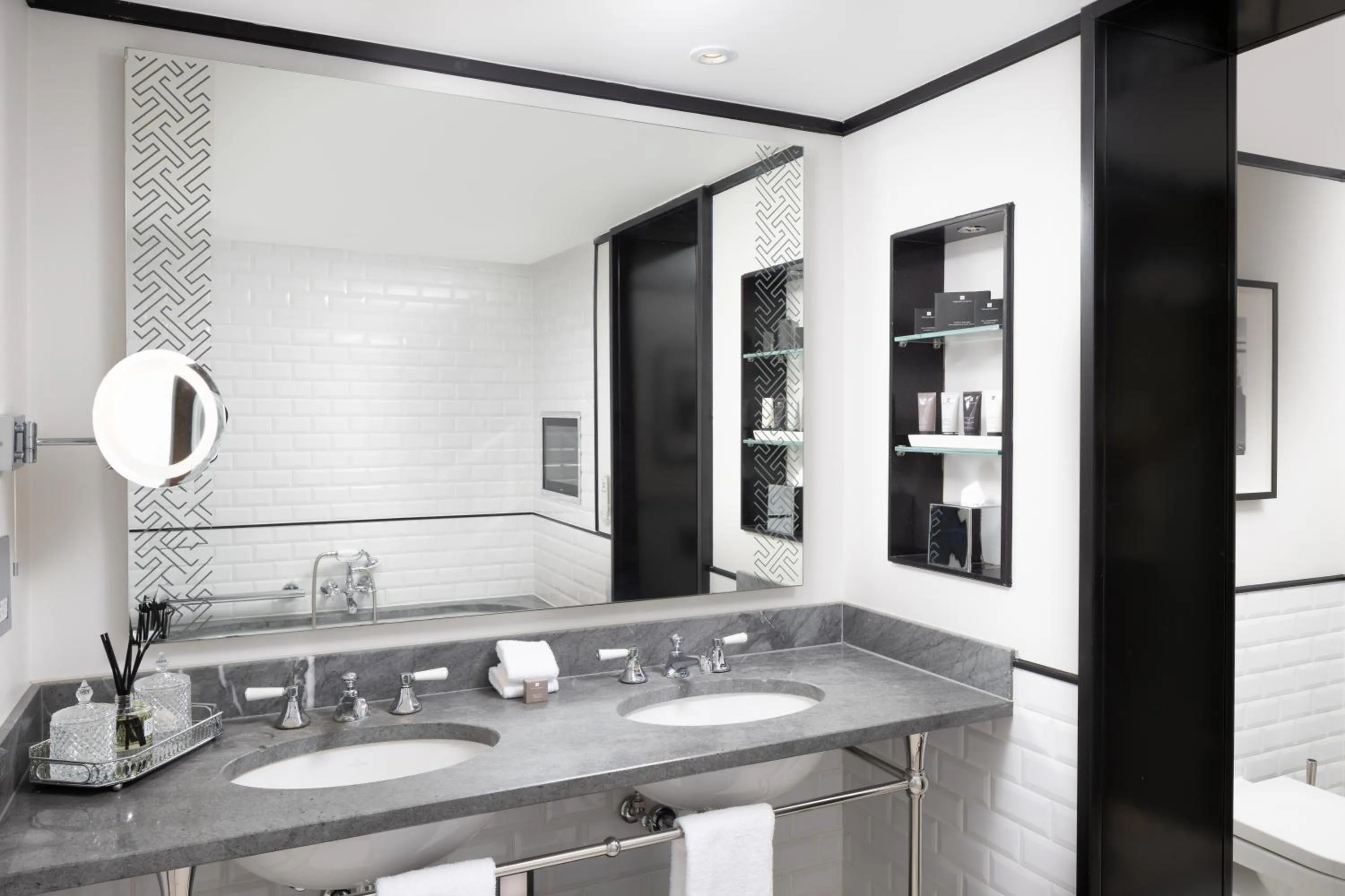 Bathroom in The Waldorf Hilton