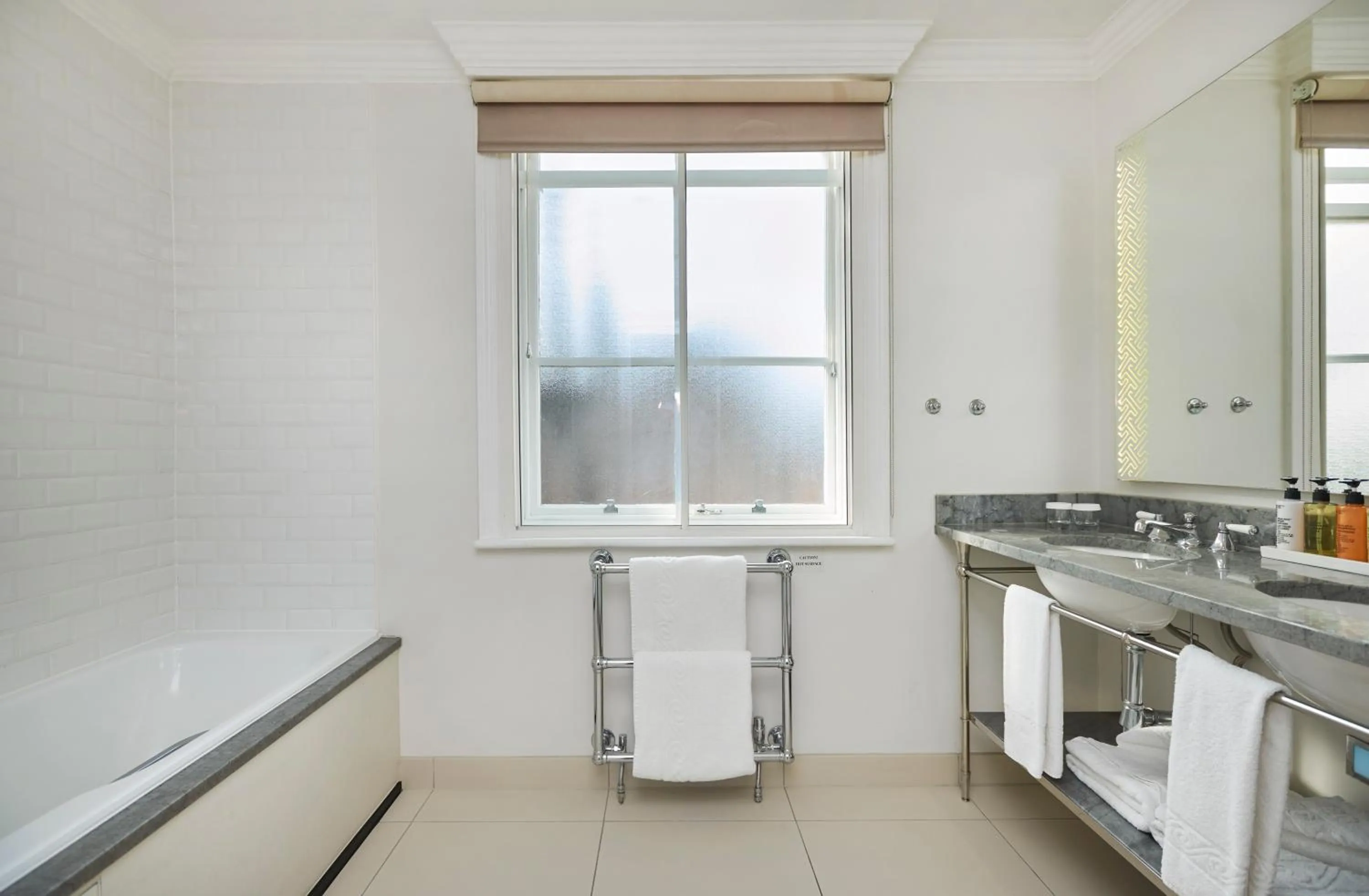 Bathroom in The Waldorf Hilton