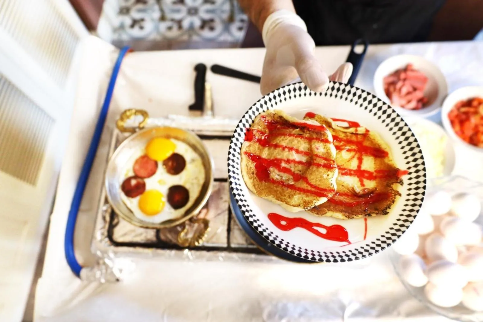 Buffet breakfast in Bakirkoy Tashan Business & Airport Hotel