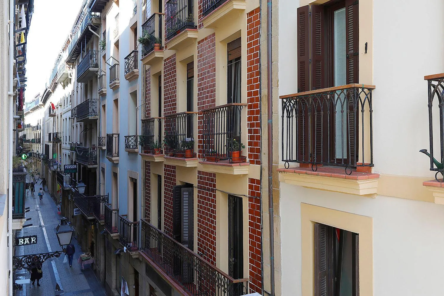 View (from property/room) in Pensión Balerdi