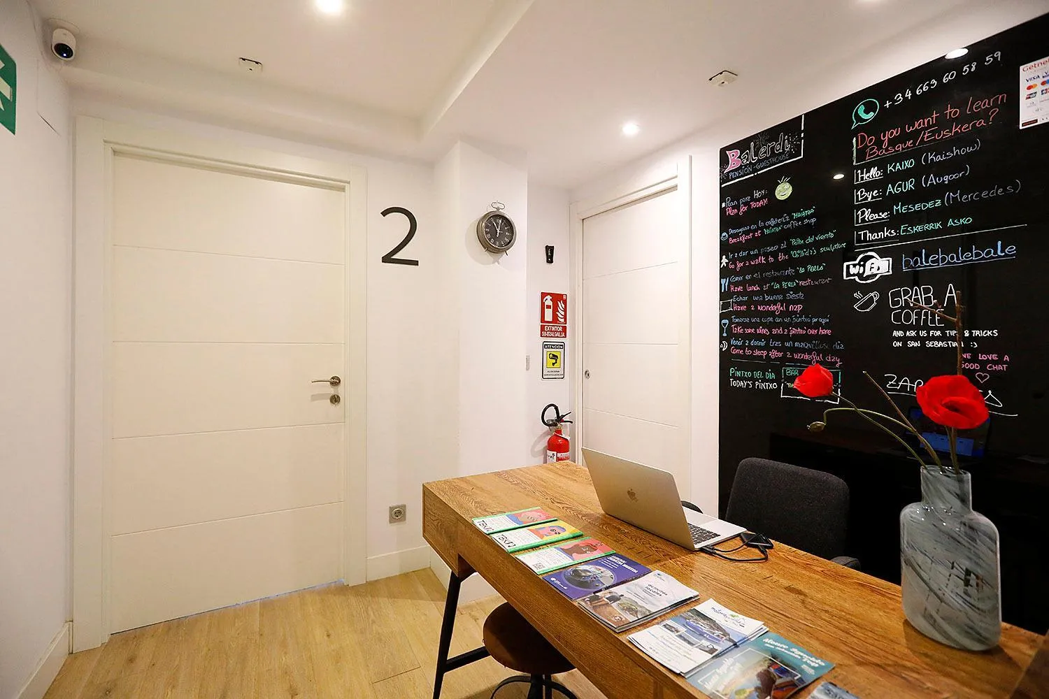 Lobby or reception in Pensión Balerdi