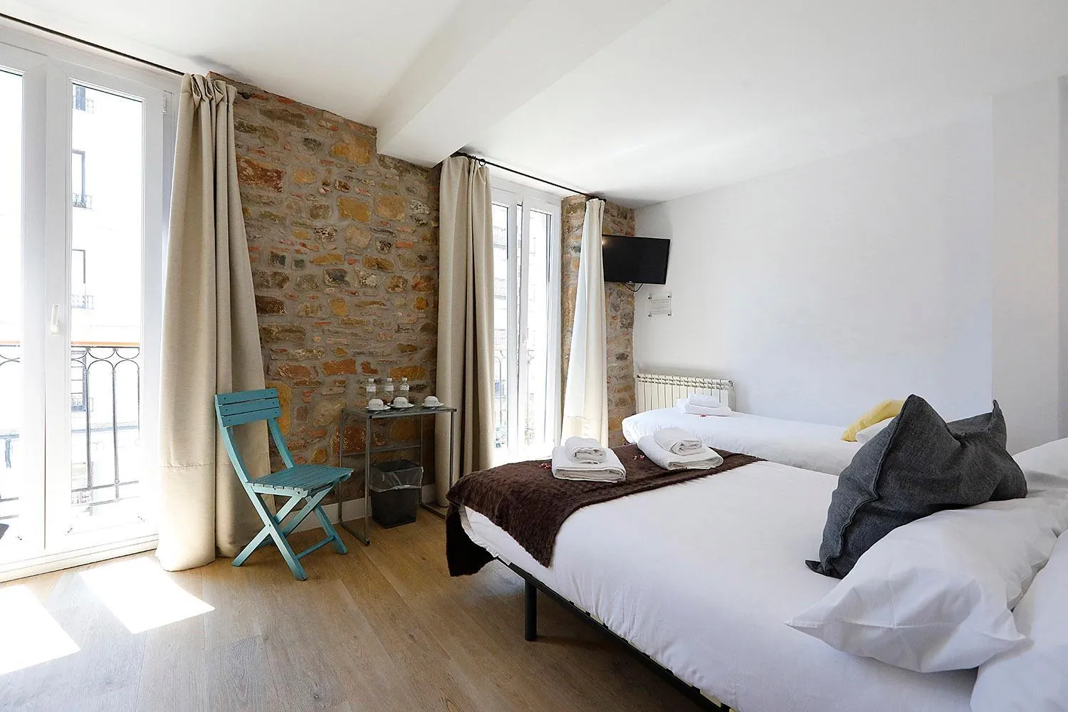 Bed in Pensión Balerdi