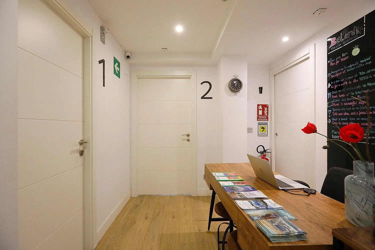 Lobby or reception in Pensión Balerdi