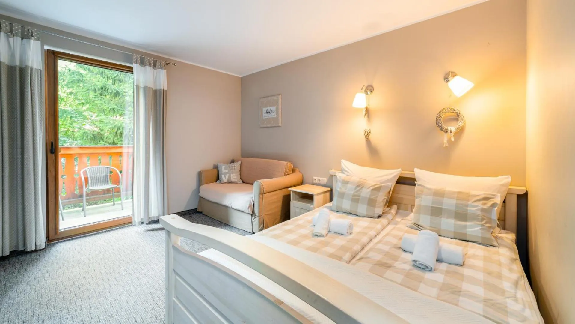 Bed in WILLA IZBICA KARPACZ