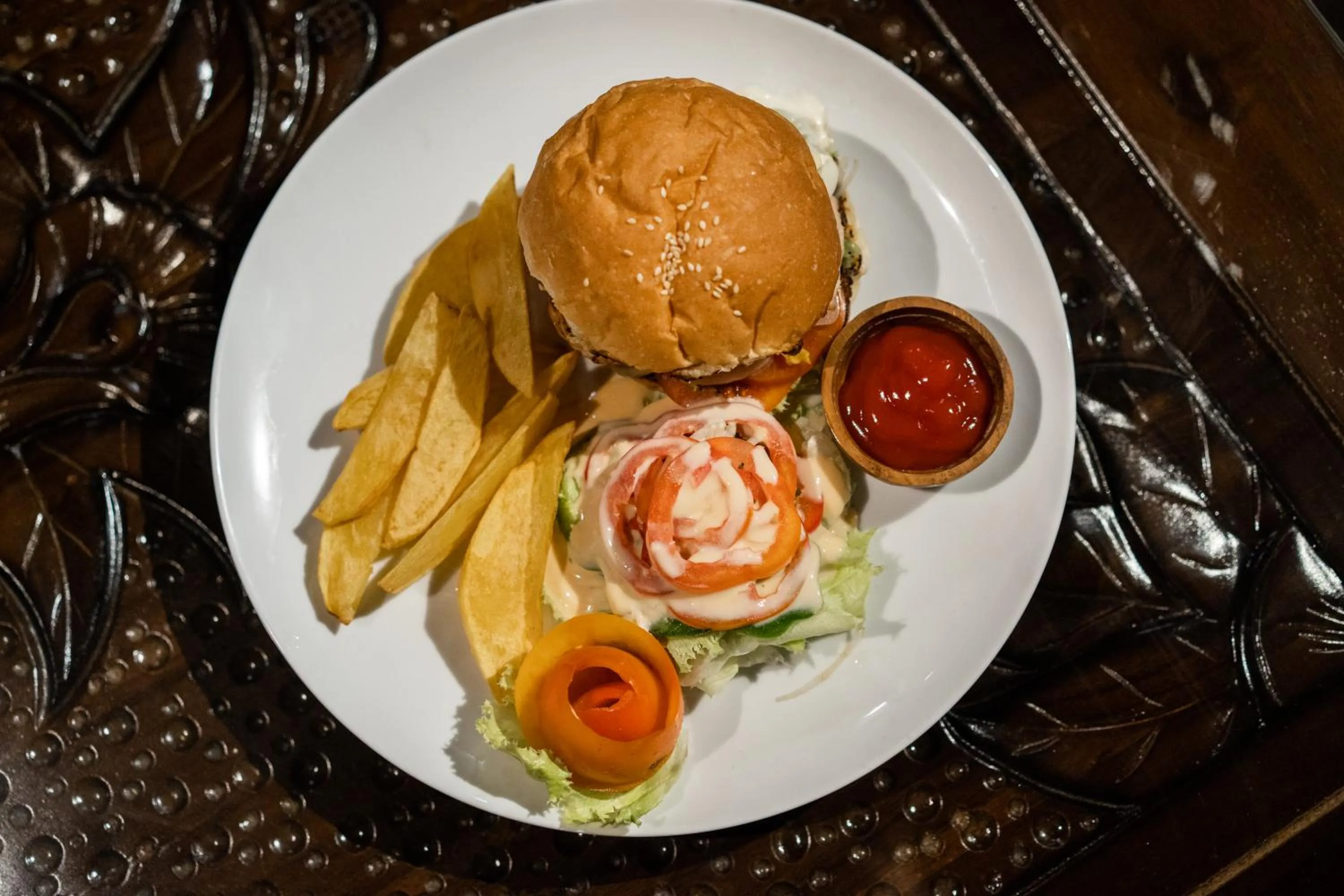Lunch in Radiance Sunset Villas Lembongan