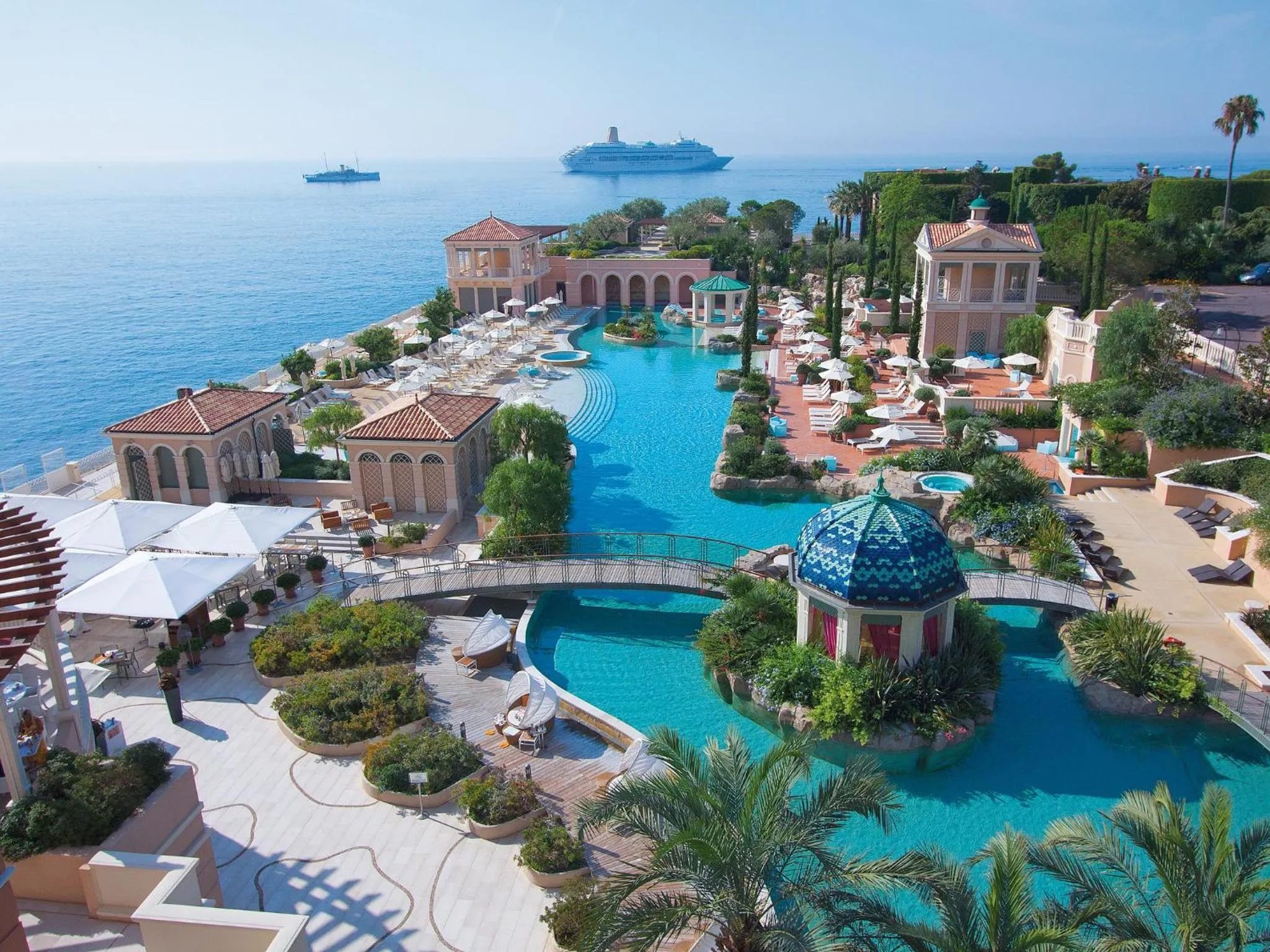 Bird's eye view in Monte-Carlo Bay Hotel & Resort