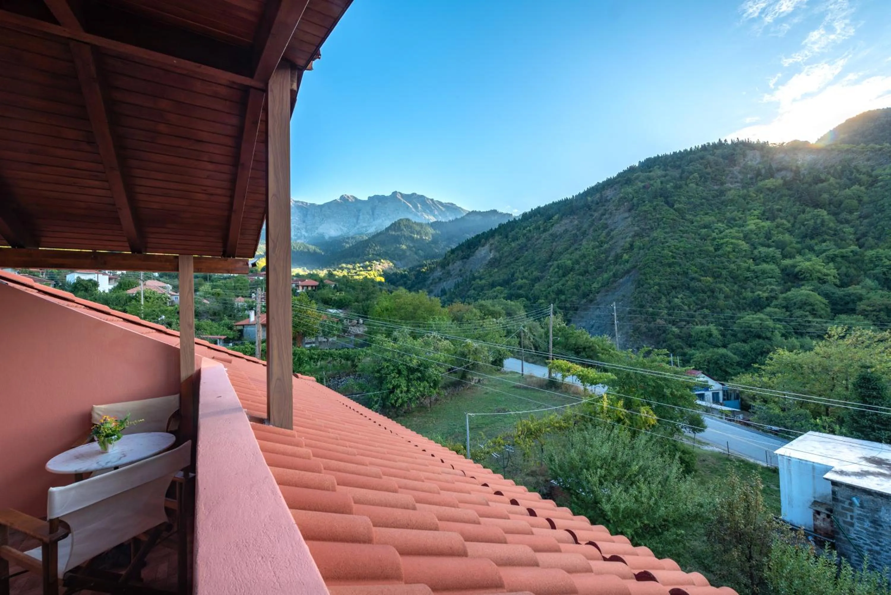 Balcony/Terrace in Xenonas Kypseli