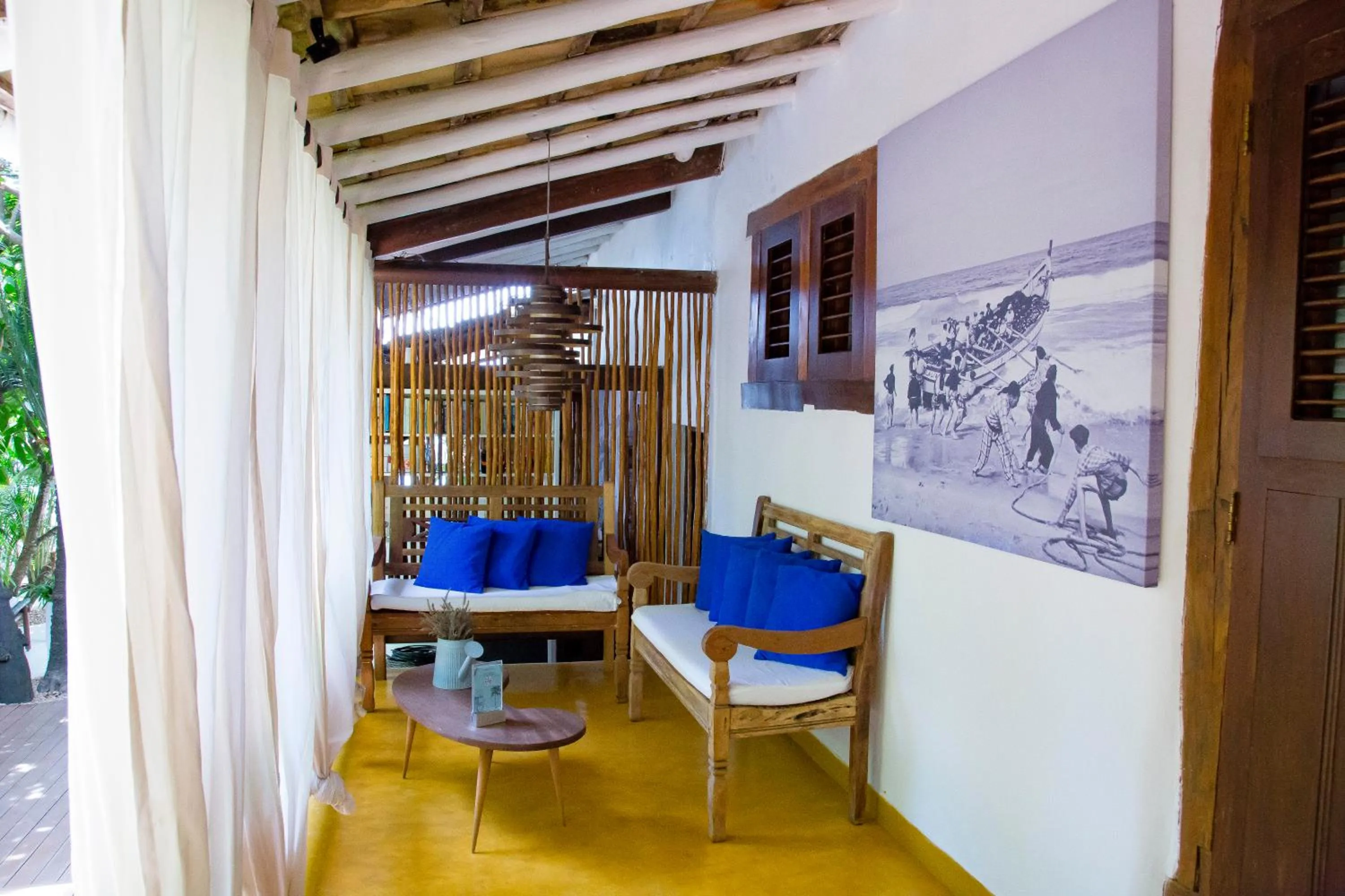 Patio in Pousada El Gordo