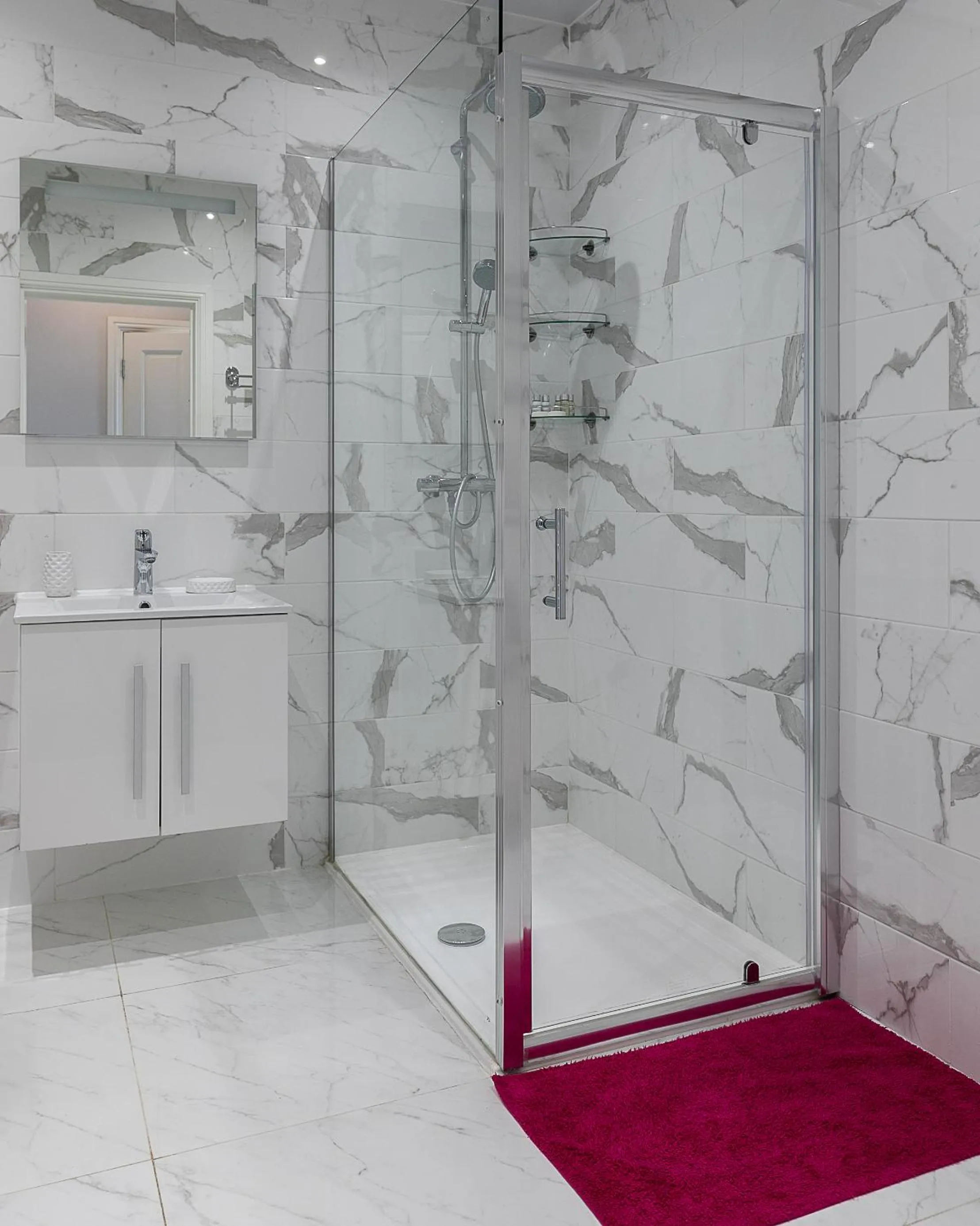Shower in Cromwell road apartments