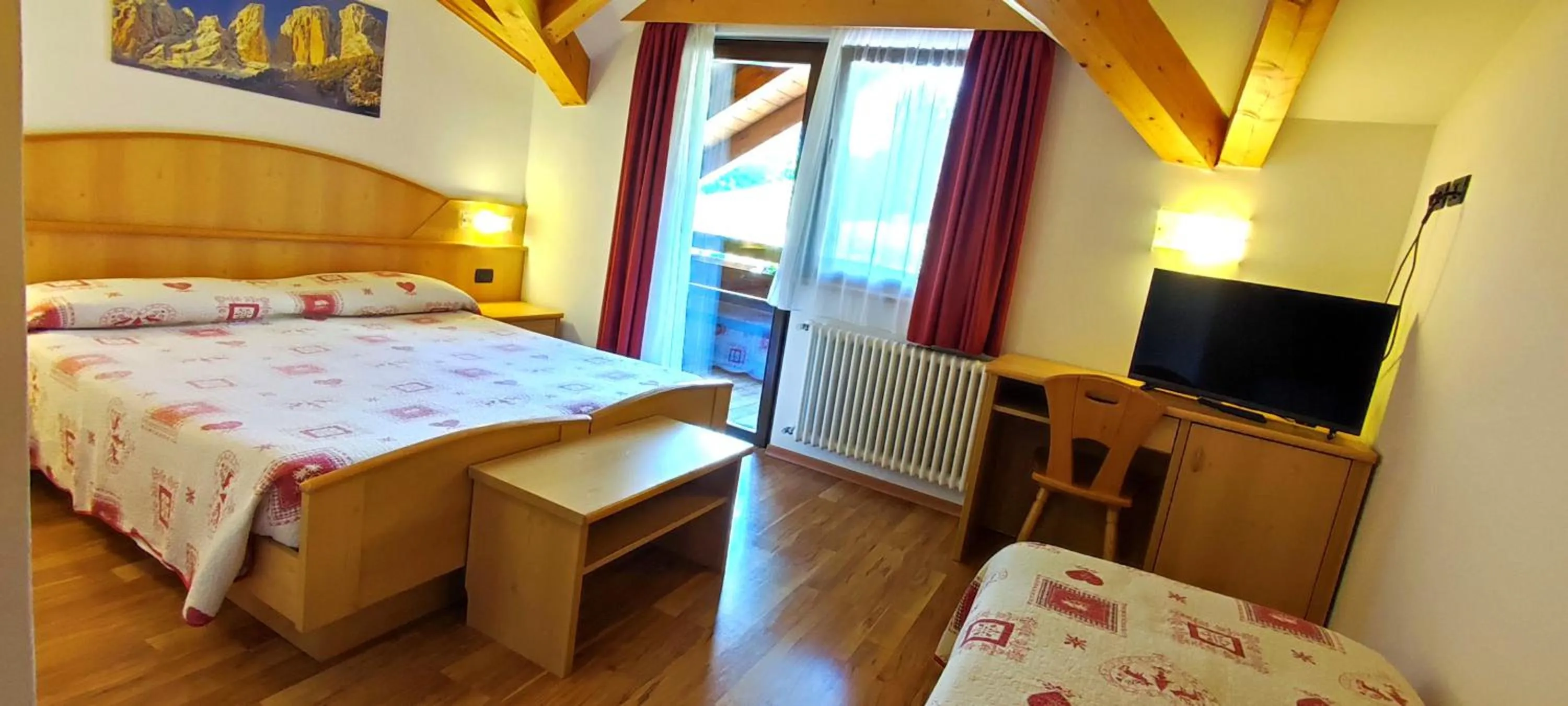 Bed in Hotel Miramonti