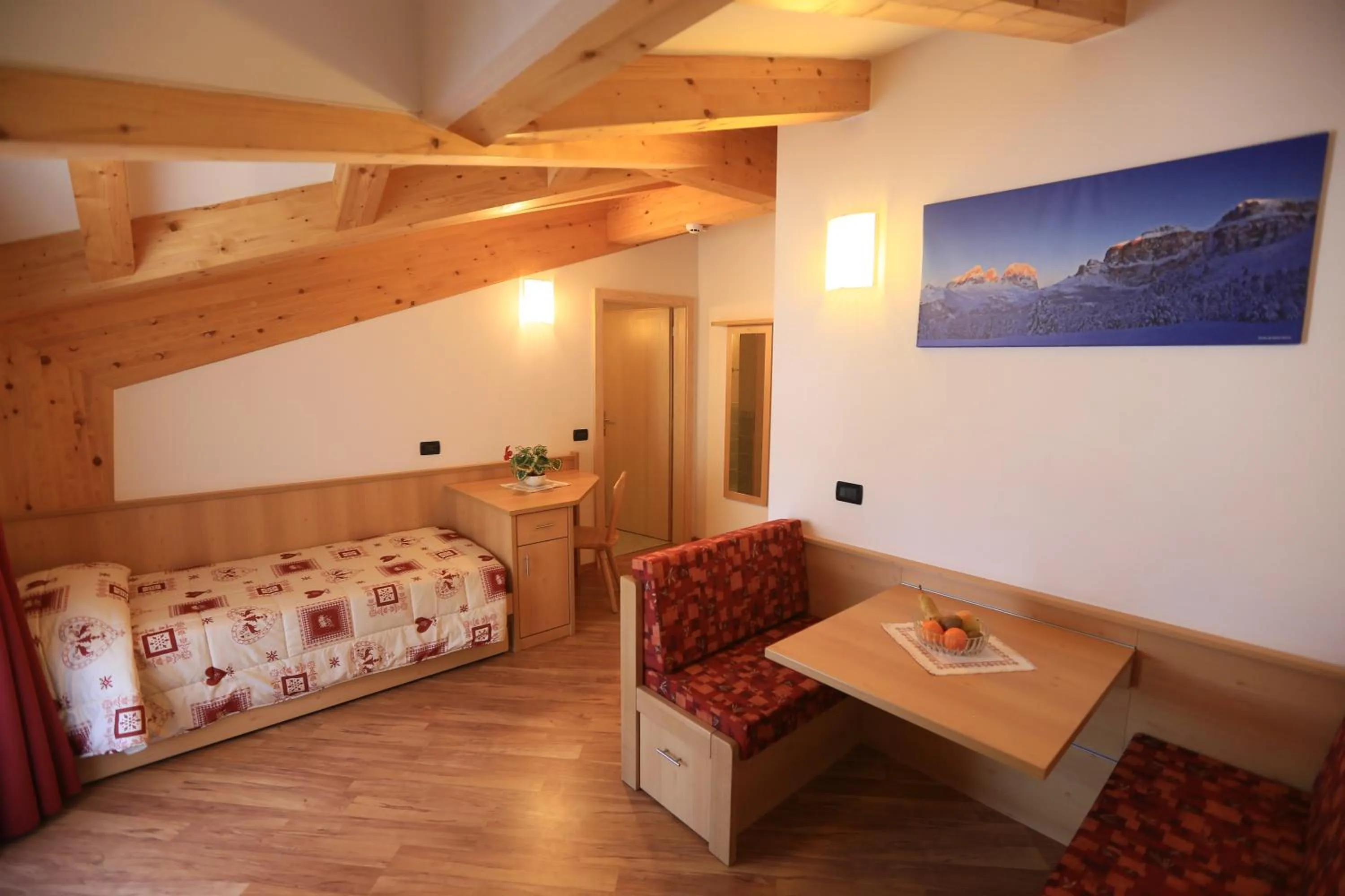 Bed in Hotel Miramonti