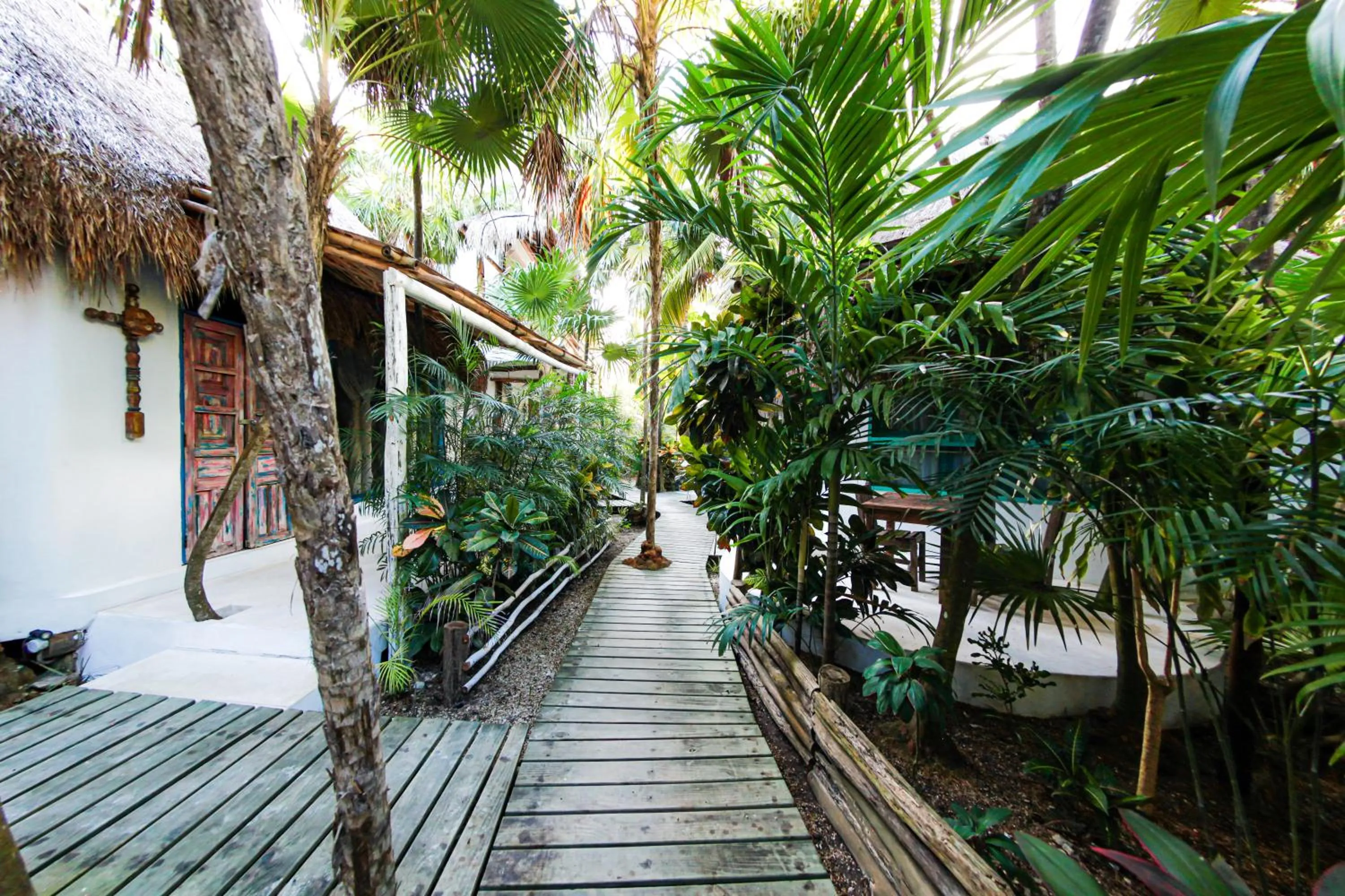 Garden in Hotel Cormoran Tulum & Cenote