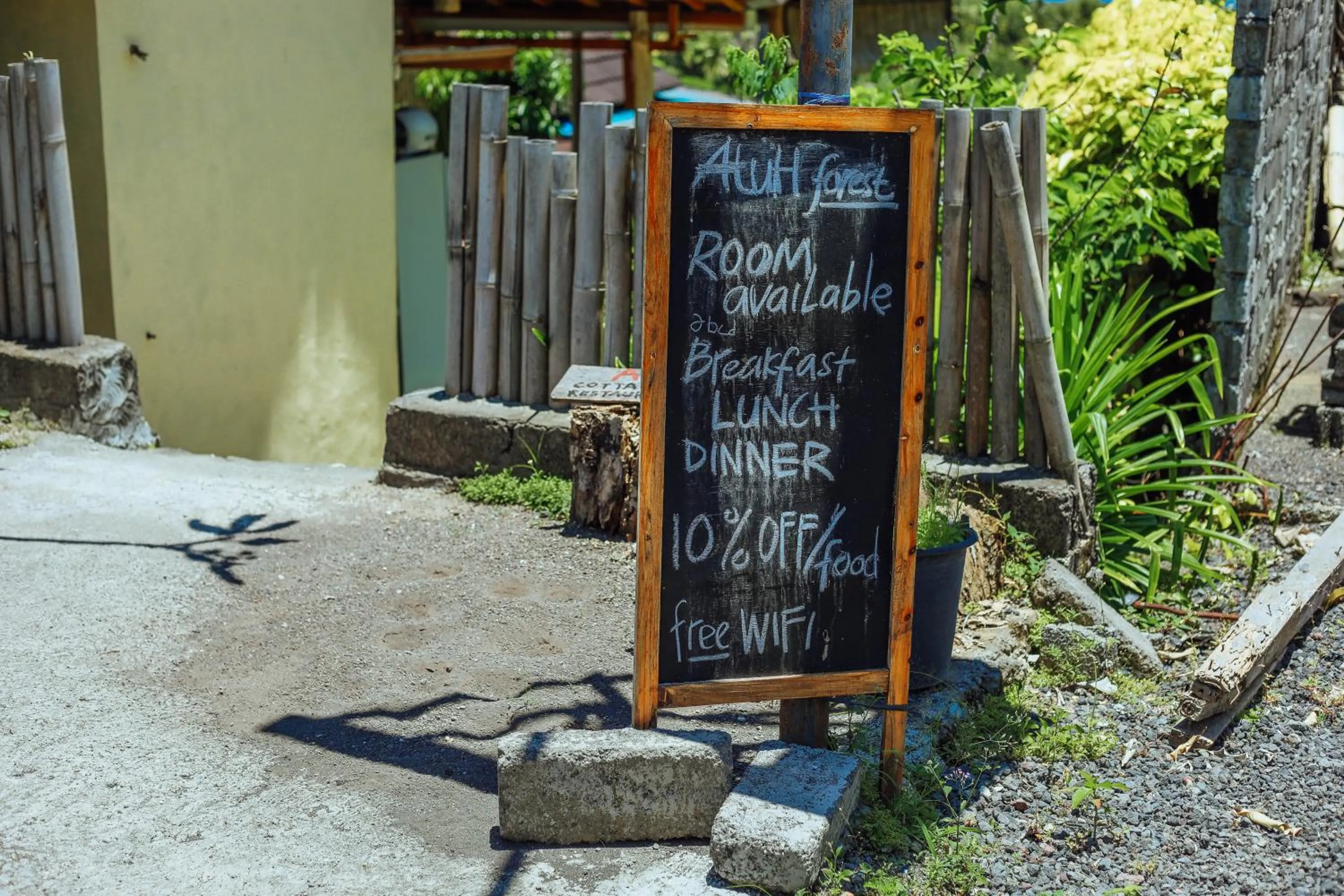 Property building in Atuh Forest Cottage