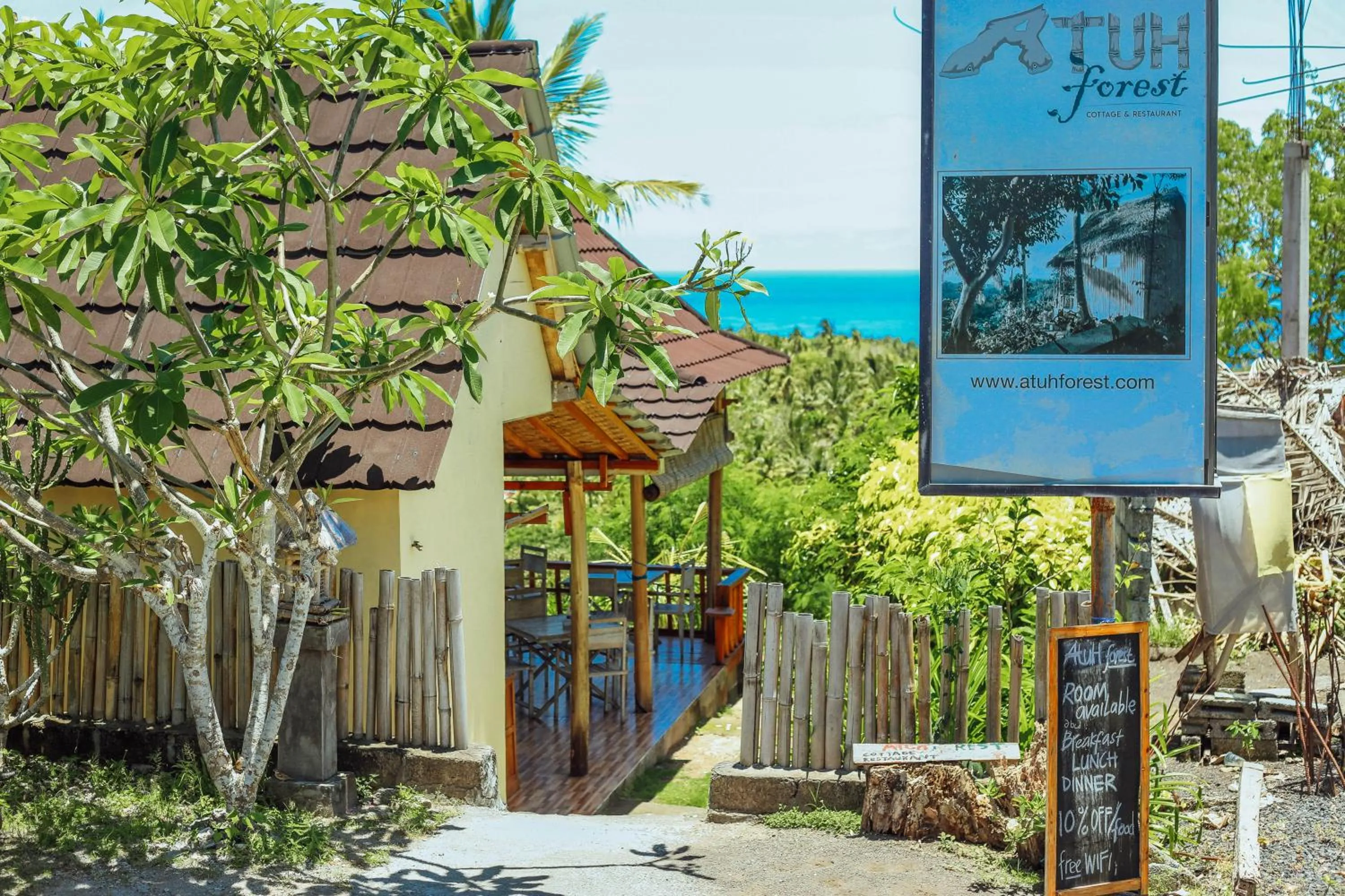 Property building in Atuh Forest Cottage