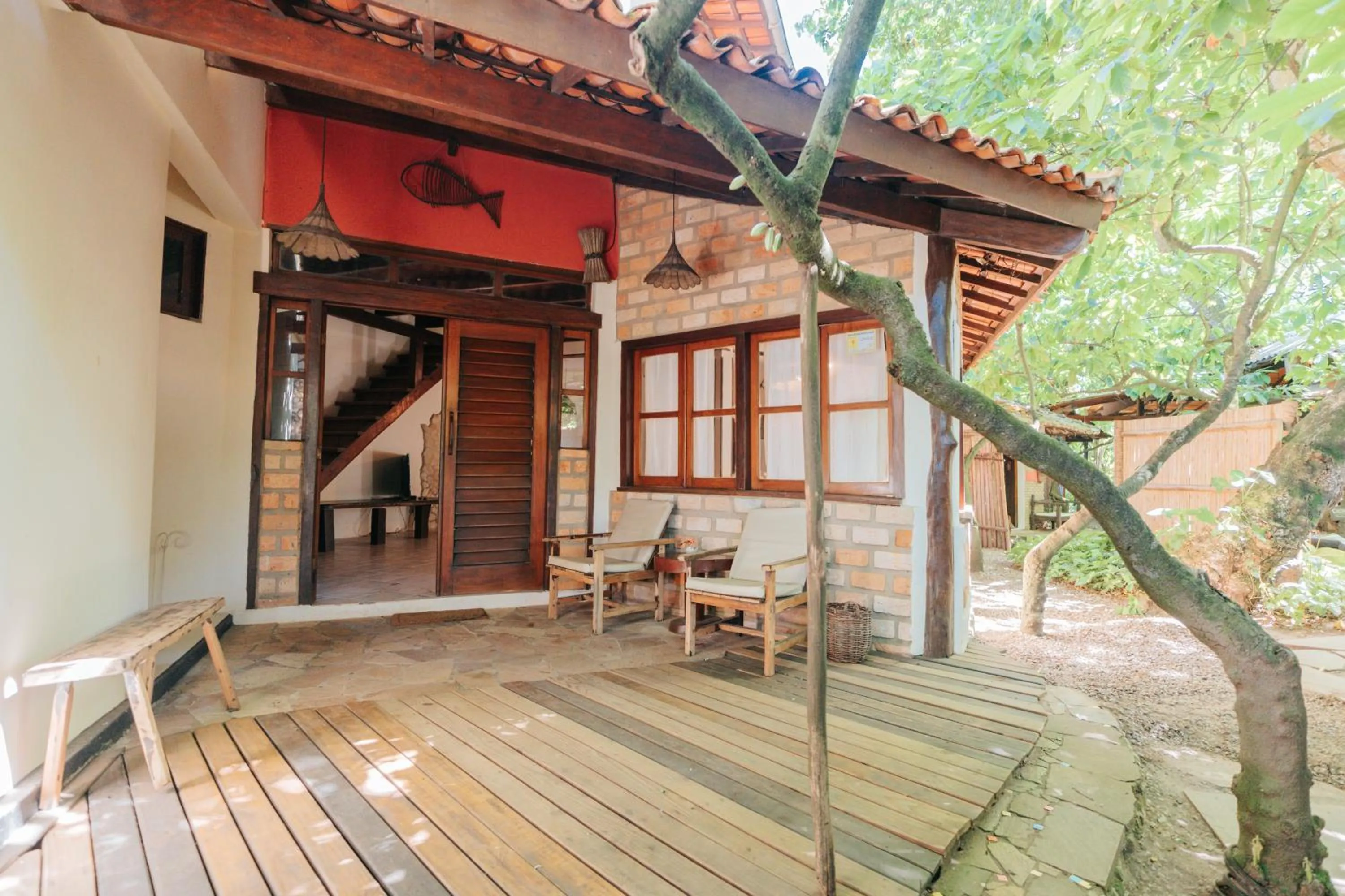Balcony/Terrace in Pousada Fruta Pão
