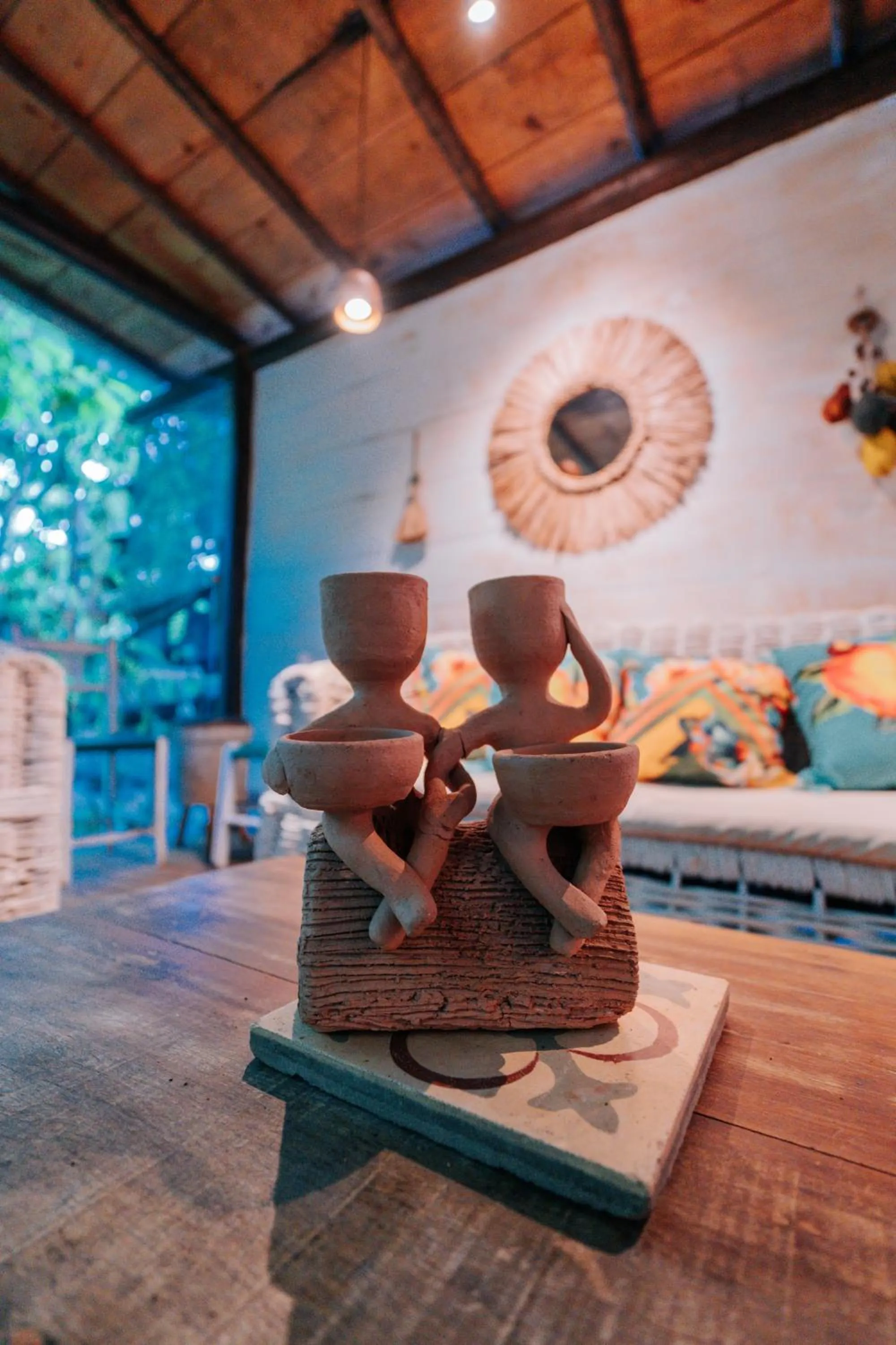 Living room in Pousada Fruta Pão