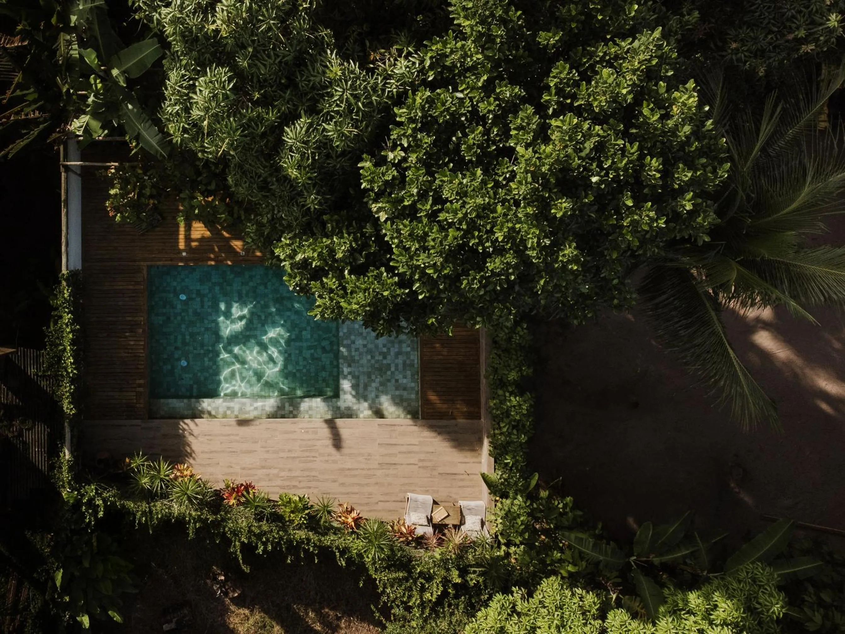 Pool view in Pousada Fruta Pão