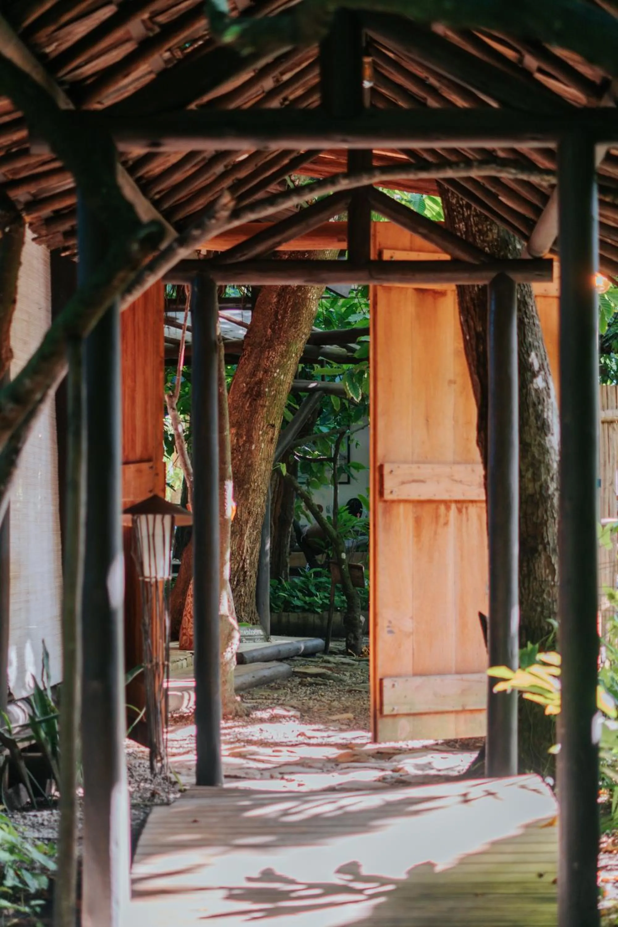 Garden view in Pousada Fruta Pão